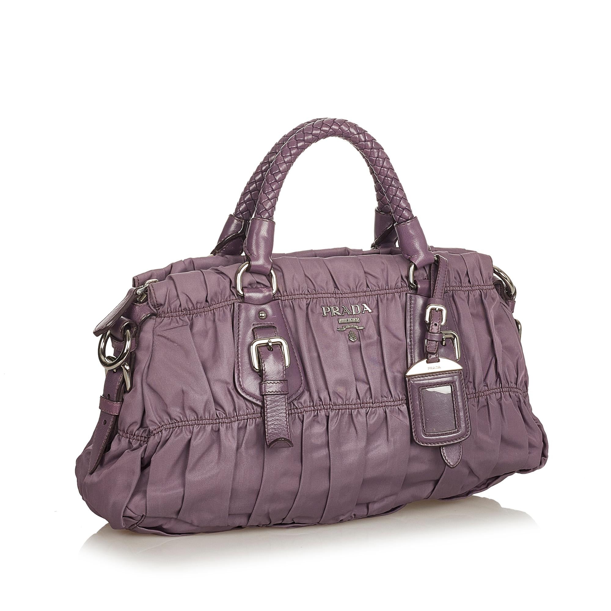 Prada Tessuto Gaufre Satchel (SHG-26158)