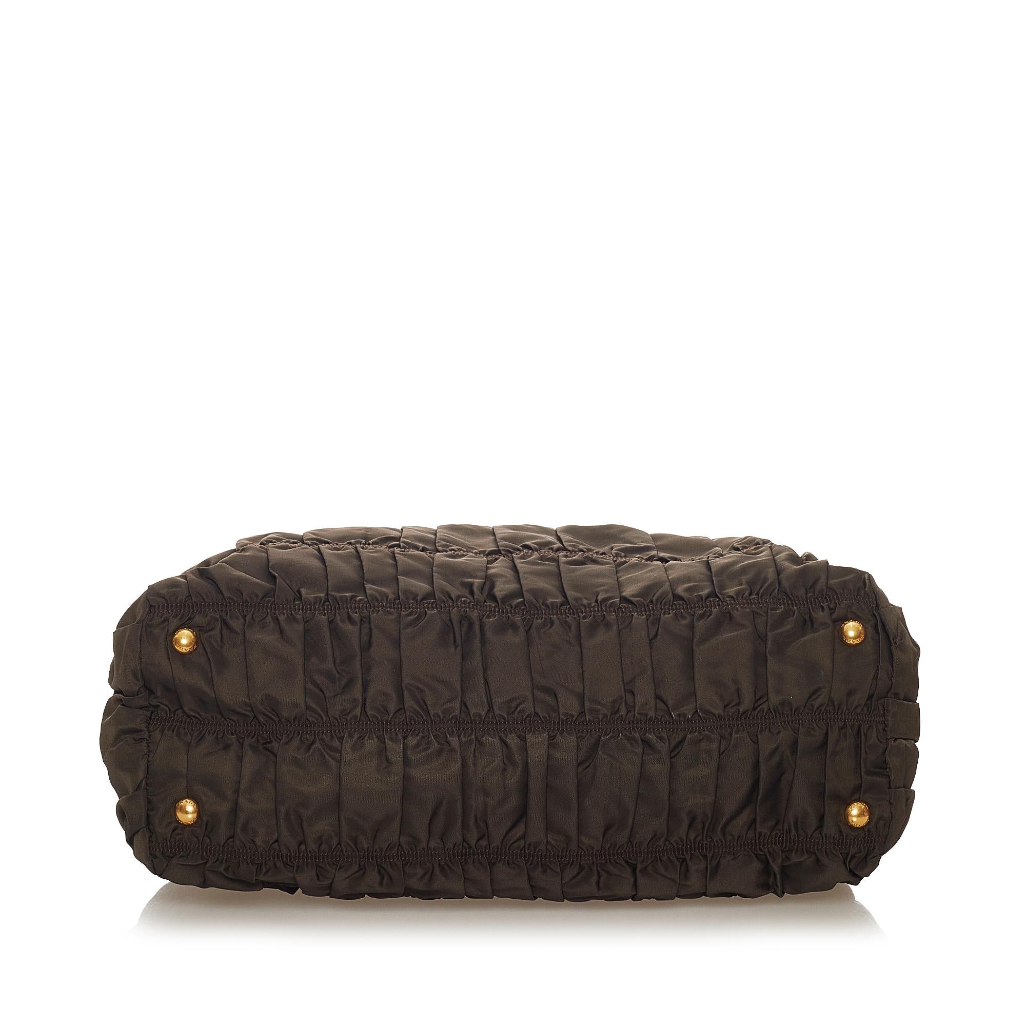 Prada Tessuto Gaufre Satchel (SHG-27156)