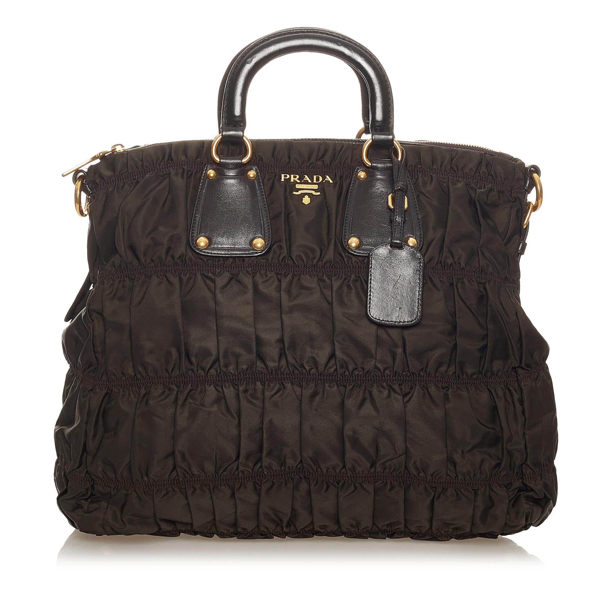 Prada Tessuto Gaufre Satchel (SHG-27156)