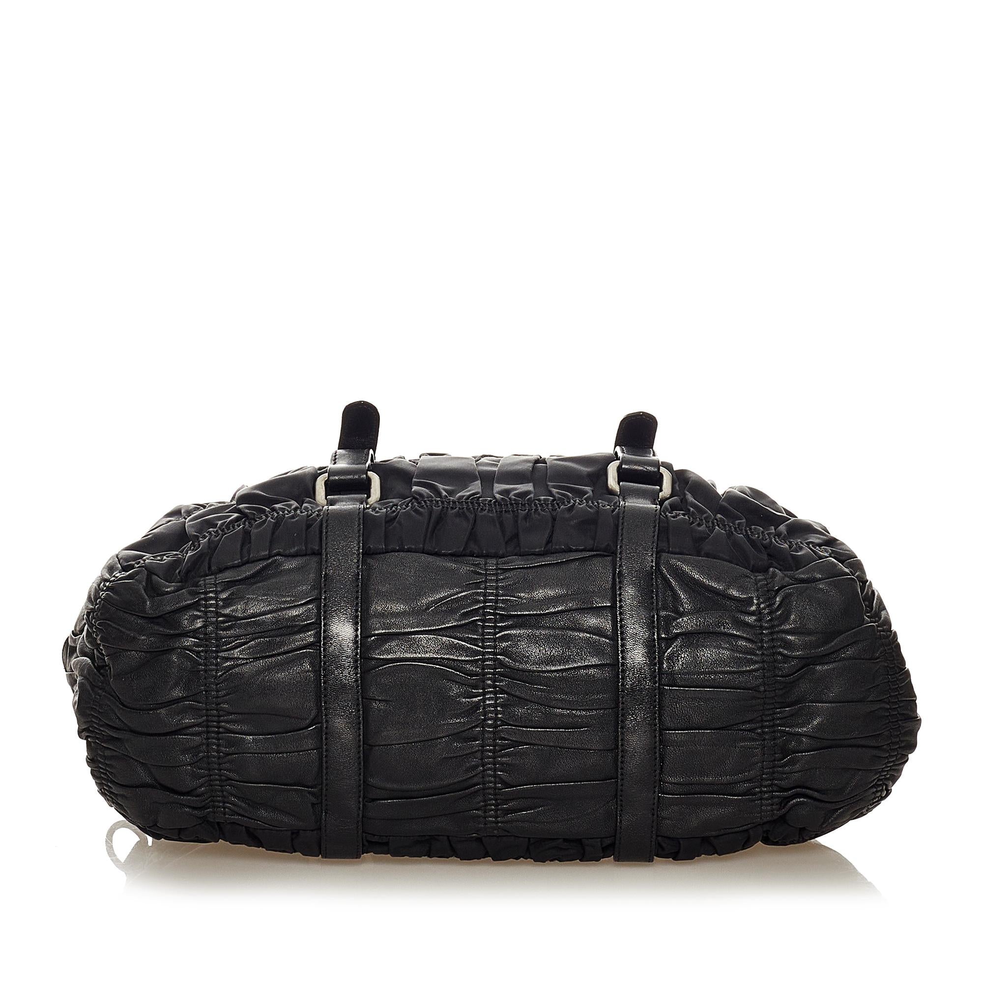 Prada Tessuto Gaufre Satchel (SHG-27158)