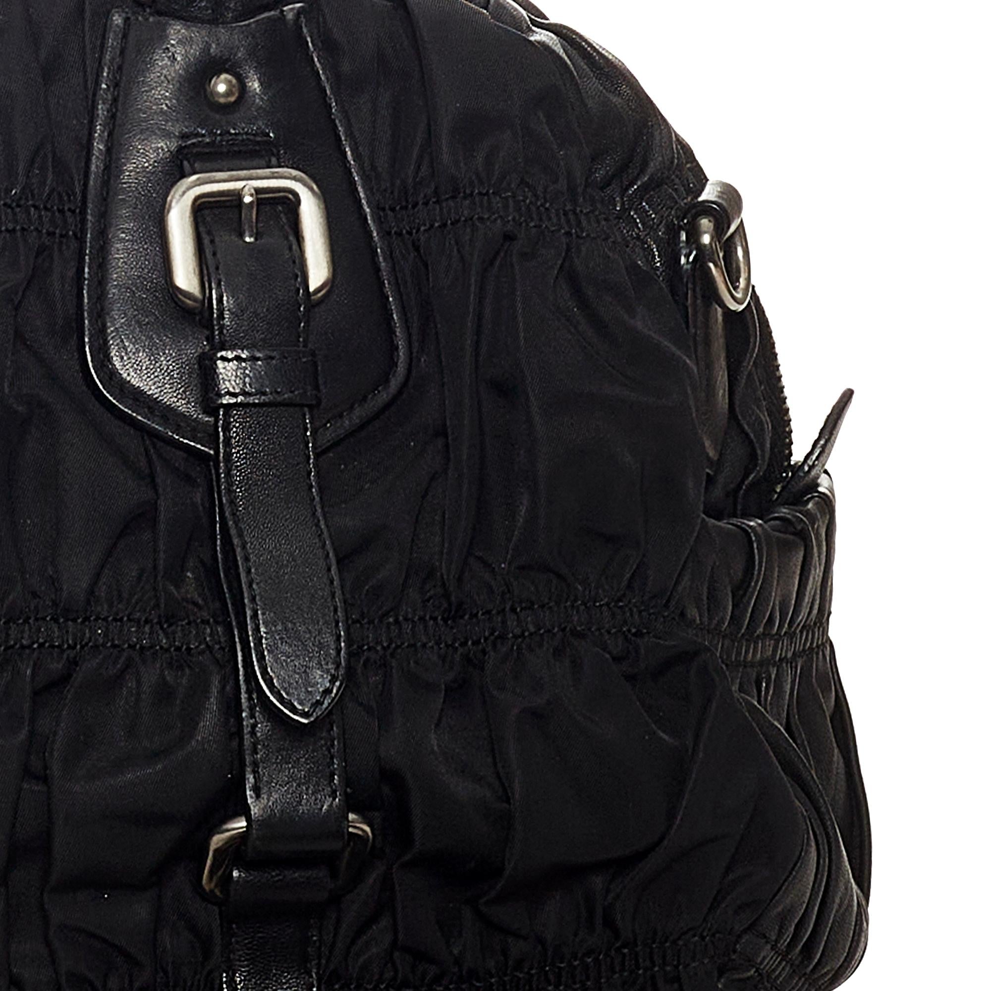 Prada Tessuto Gaufre Satchel (SHG-27158)