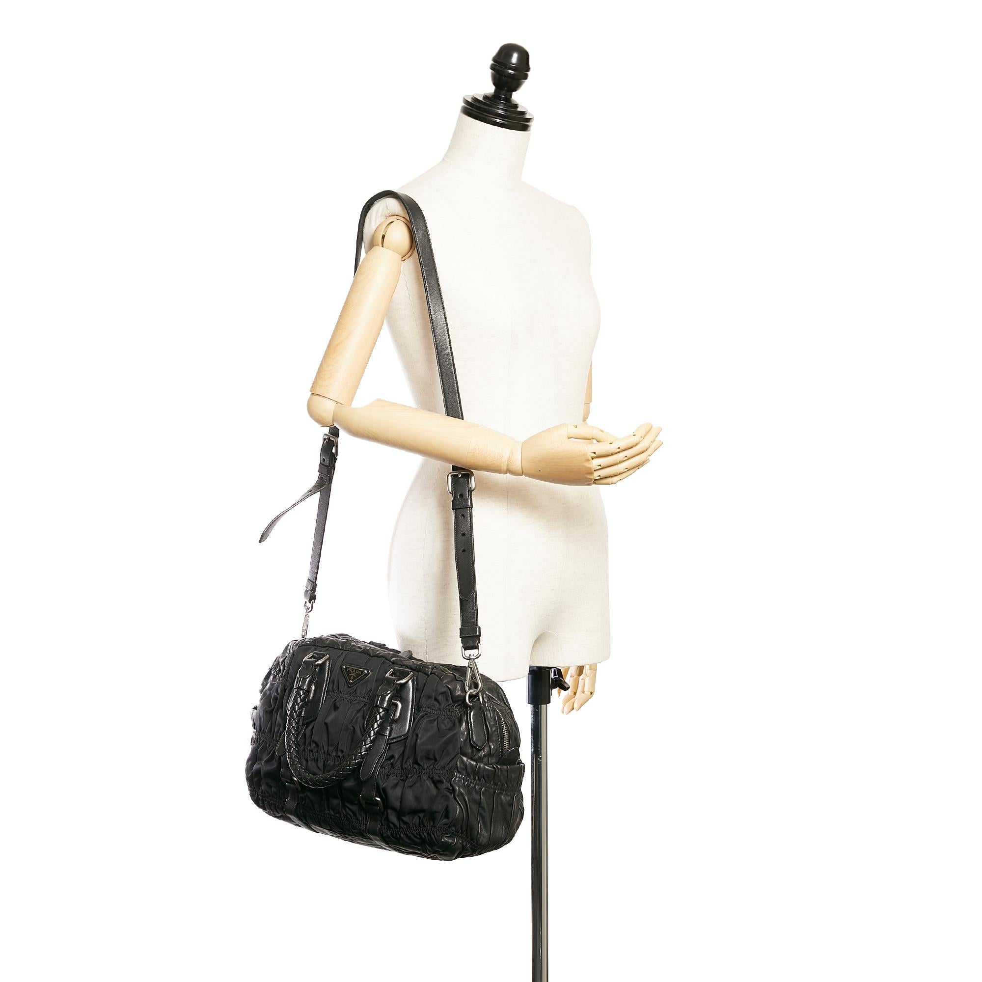 Prada Tessuto Gaufre Satchel (SHG-27158)