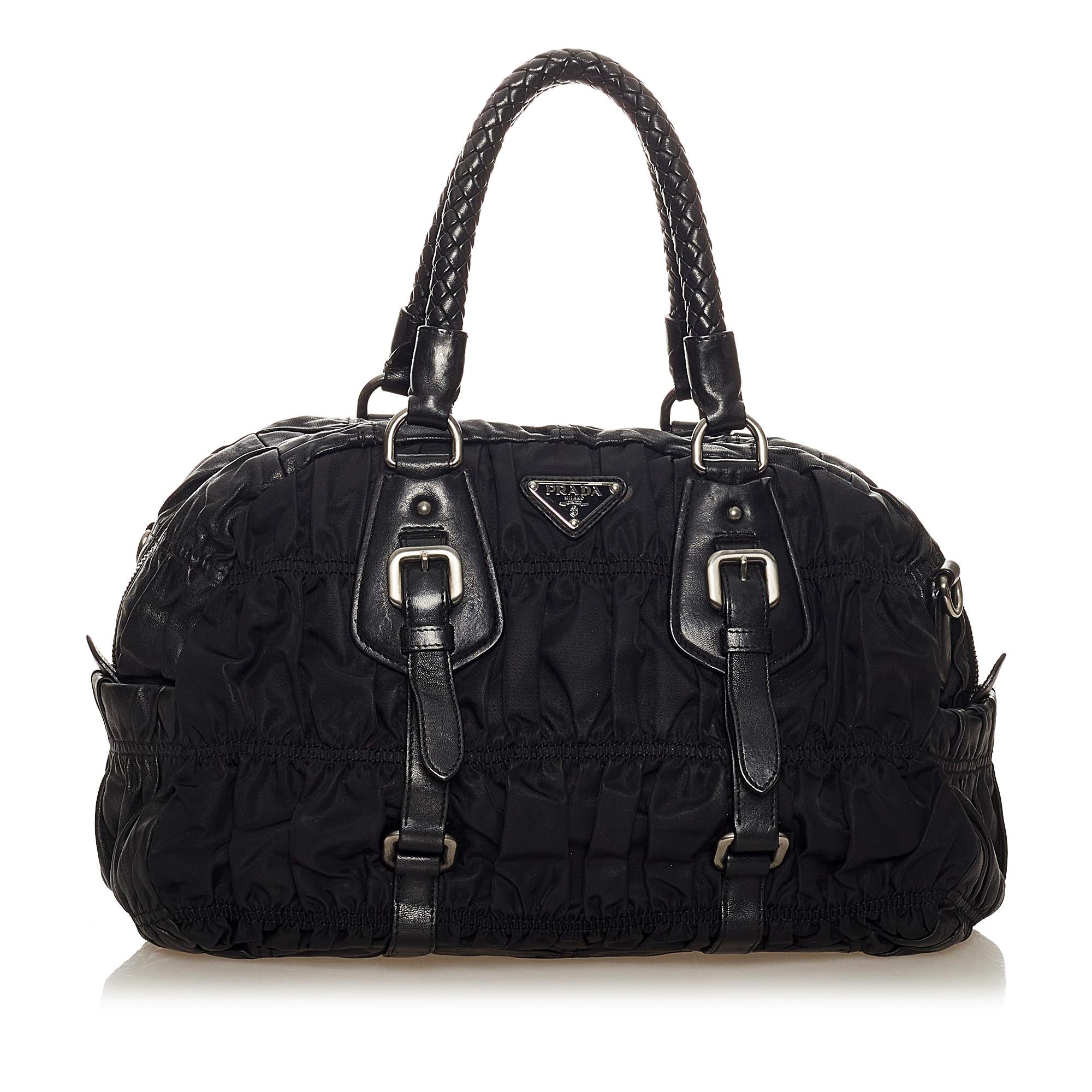 Prada Tessuto Gaufre Satchel (SHG-27158)