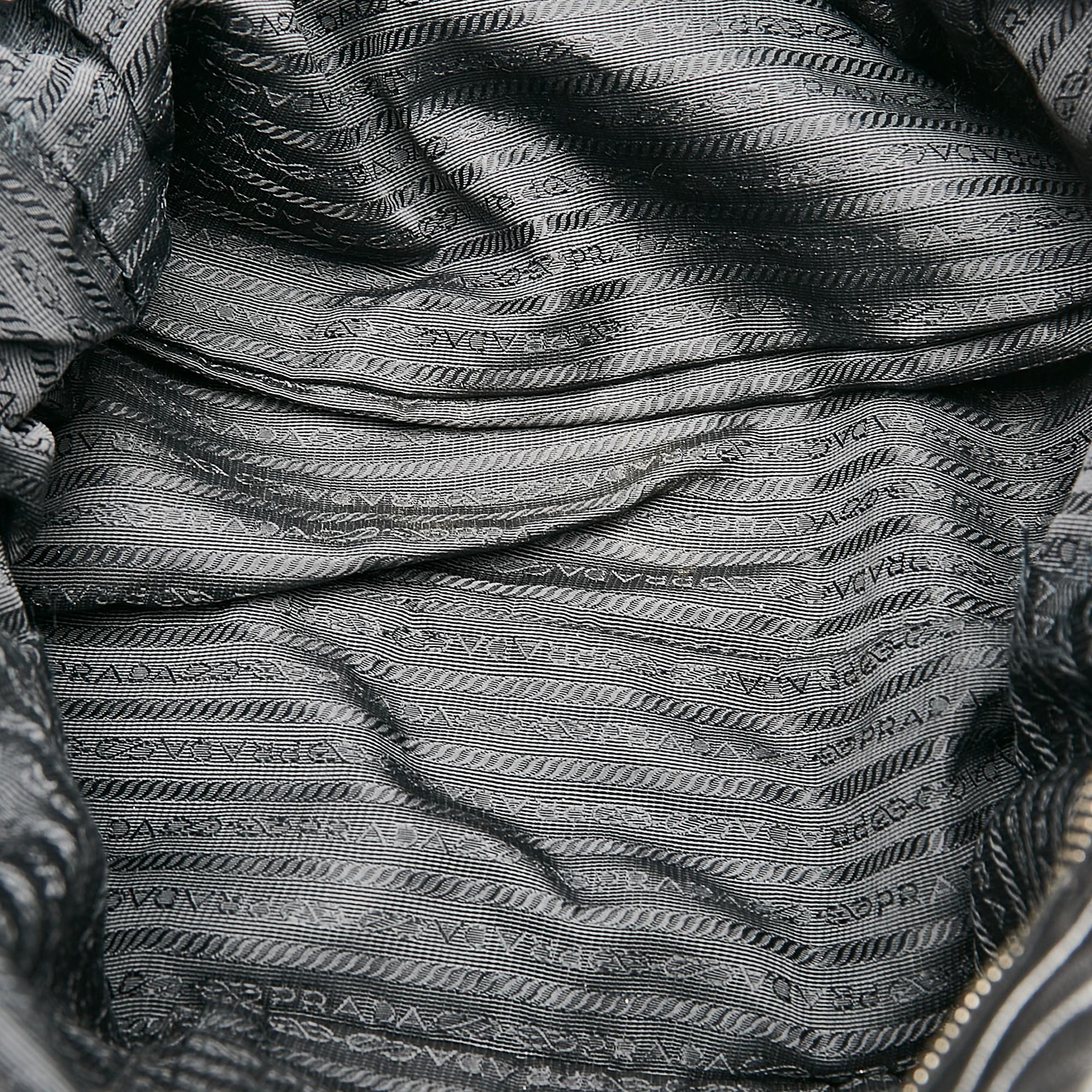 Prada Tessuto Gaufre Satchel (SHG-27158)