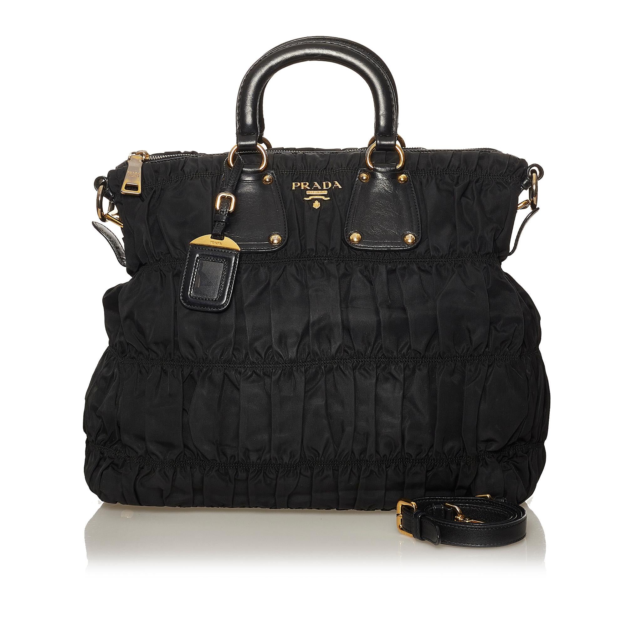 Prada Tessuto Gaufre Satchel (SHG-28929)