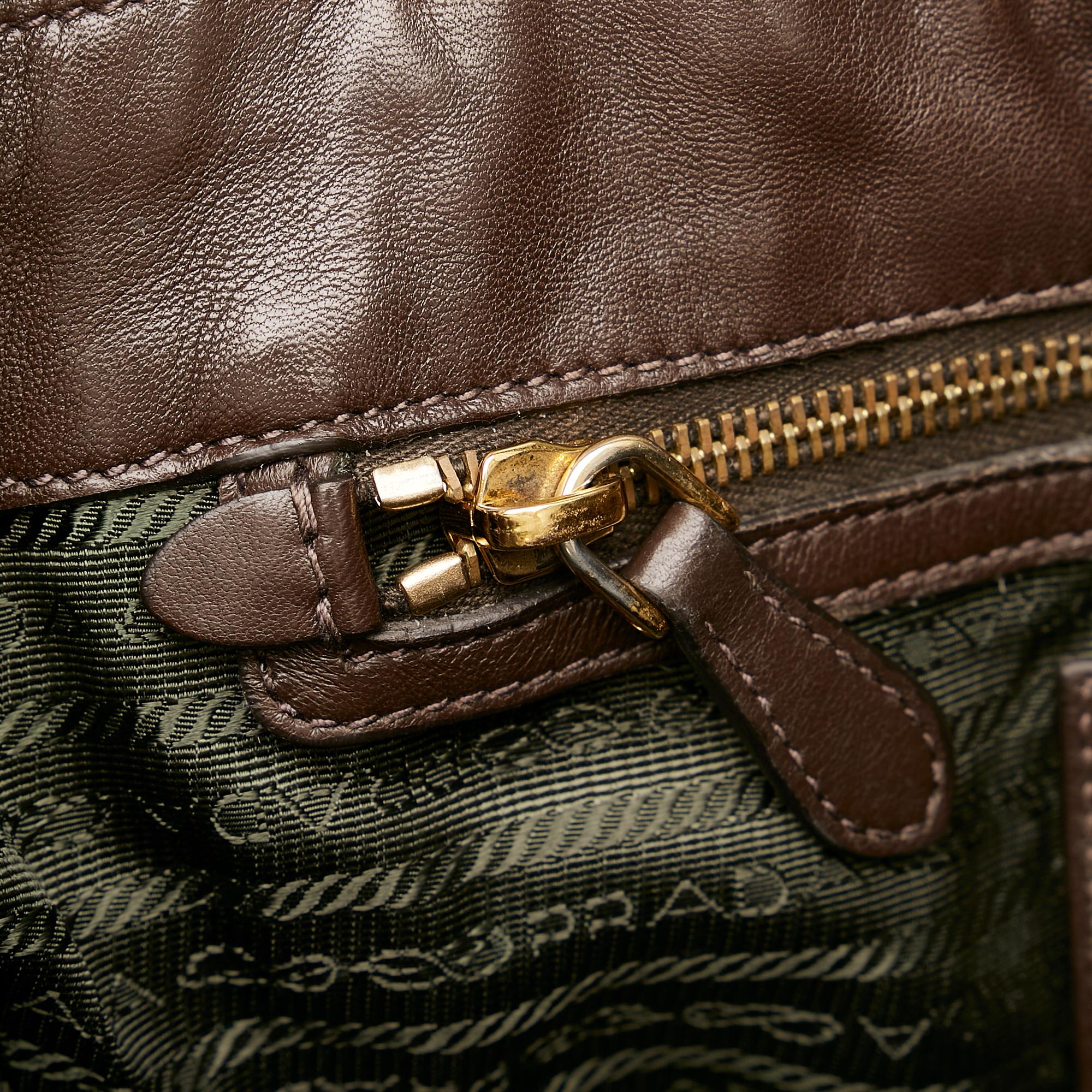 Prada Tessuto Gaufre Tote Bag (SHG-27629)