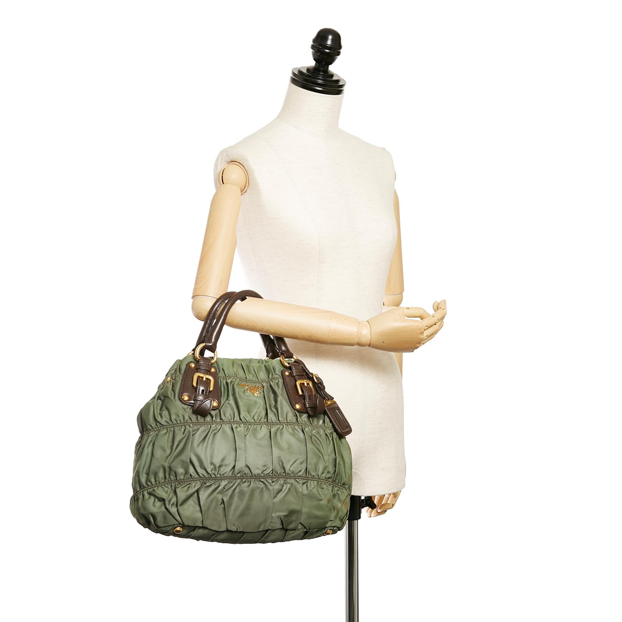 Prada Tessuto Gaufre Tote Bag (SHG-27629)