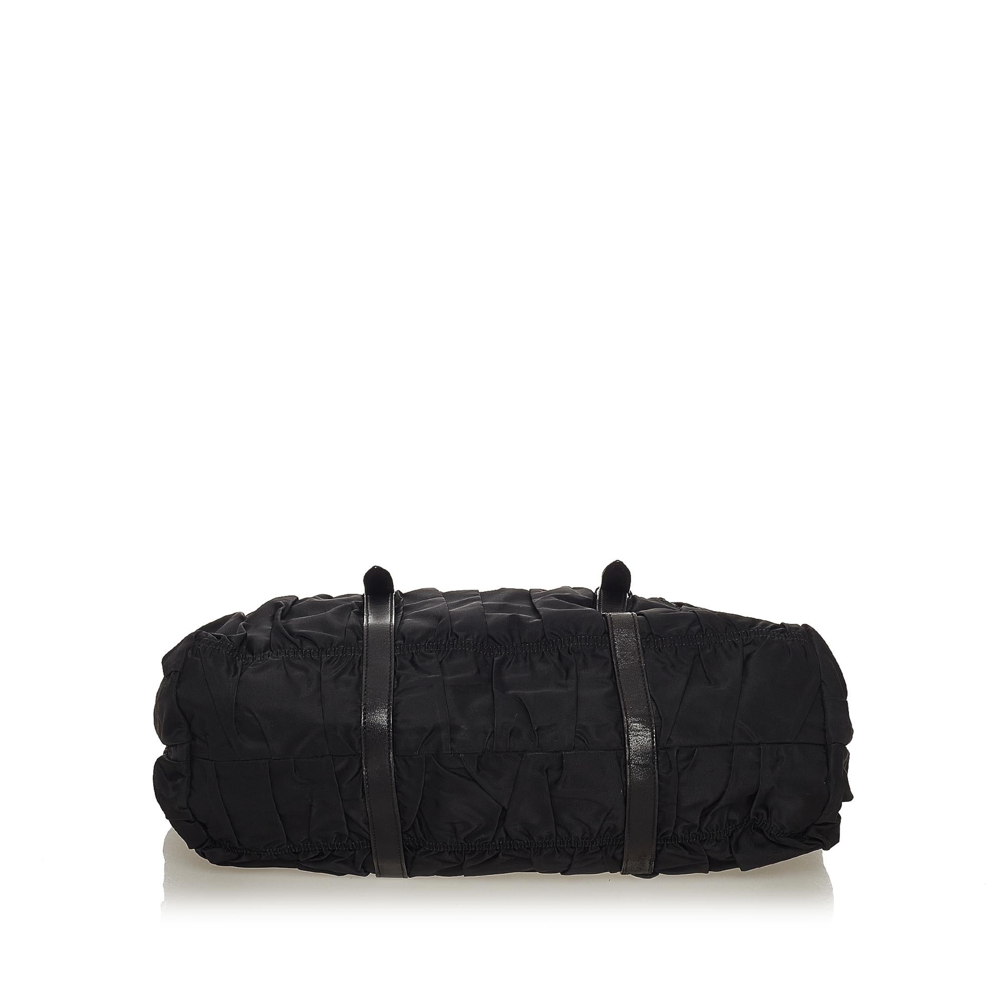 Prada Tessuto Gaufre Tote Bag (SHG-27743)