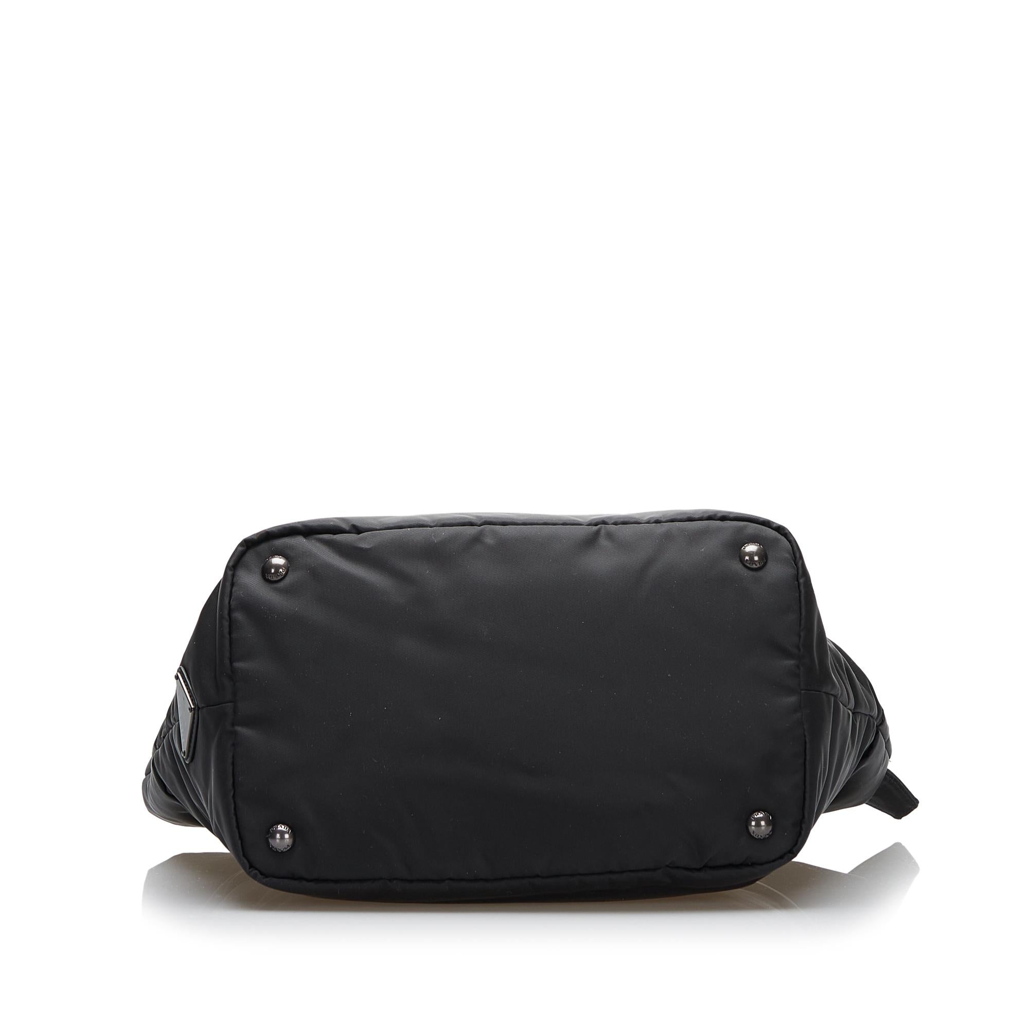 Prada Tessuto Reversible Satchel (SHG-GXsz4T)