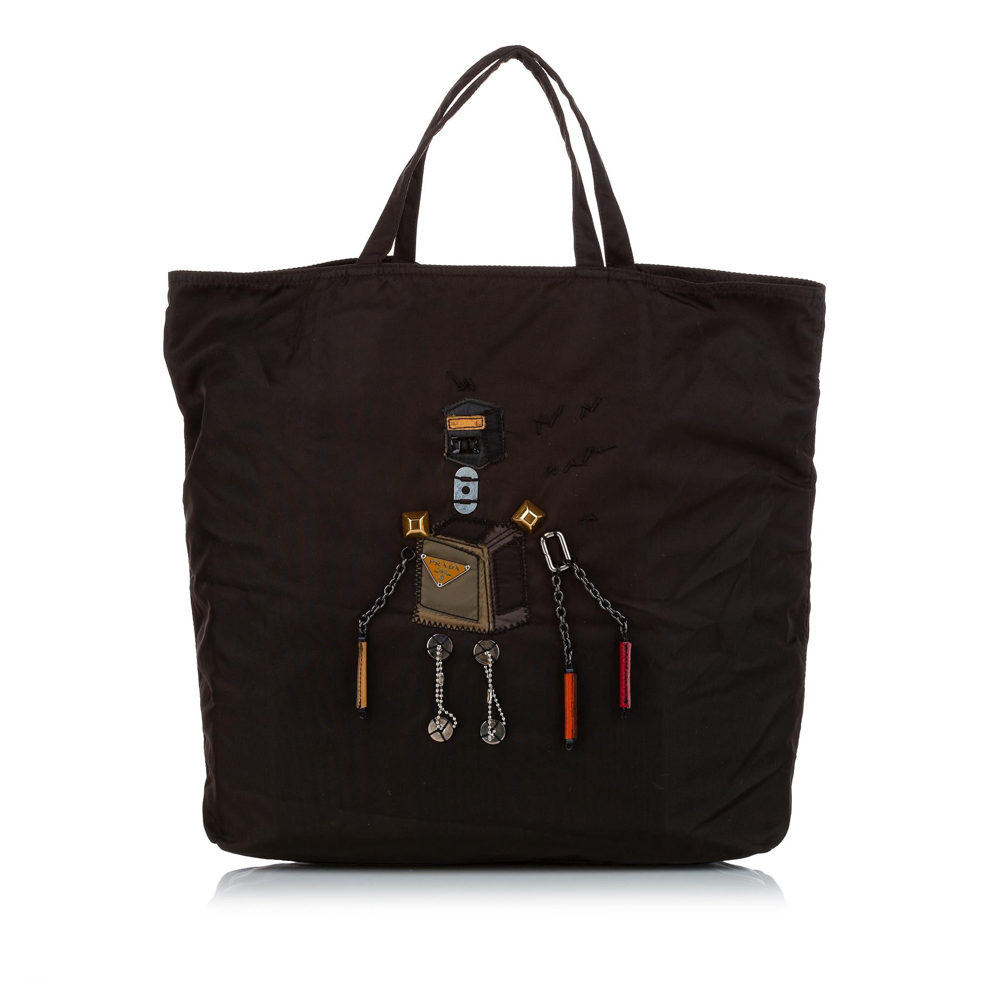 Prada Tessuto Robot Tote Bag (SHG-37355)