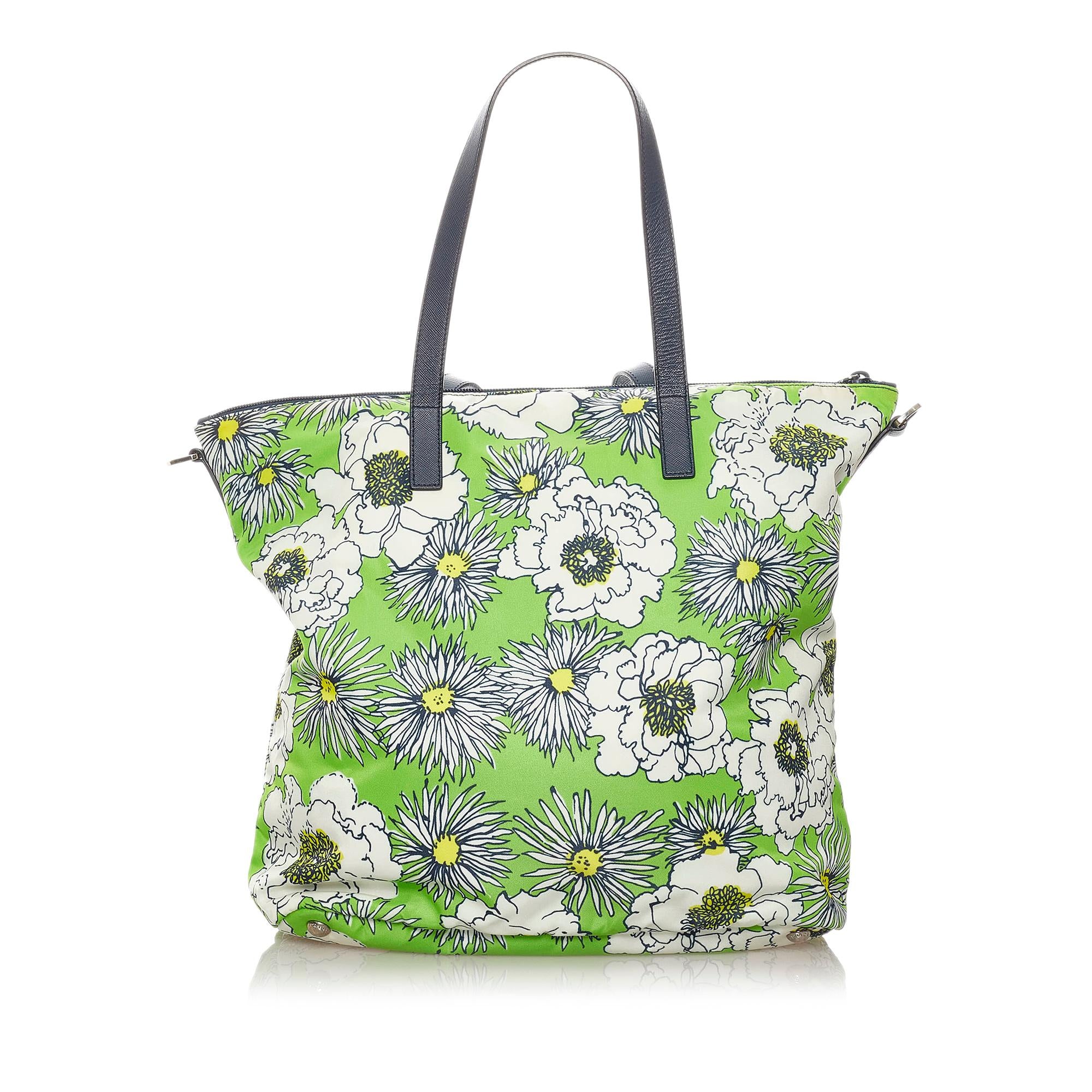 Prada Tessuto Stampato Satchel (SHG-28372)