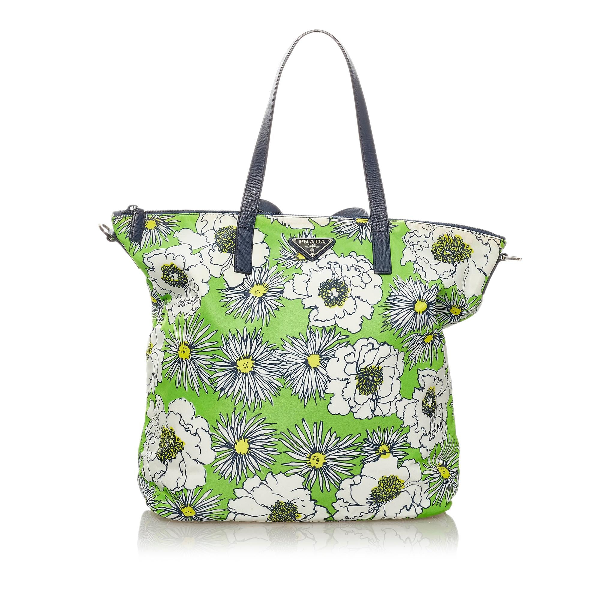 Prada Tessuto Stampato Satchel (SHG-28372)