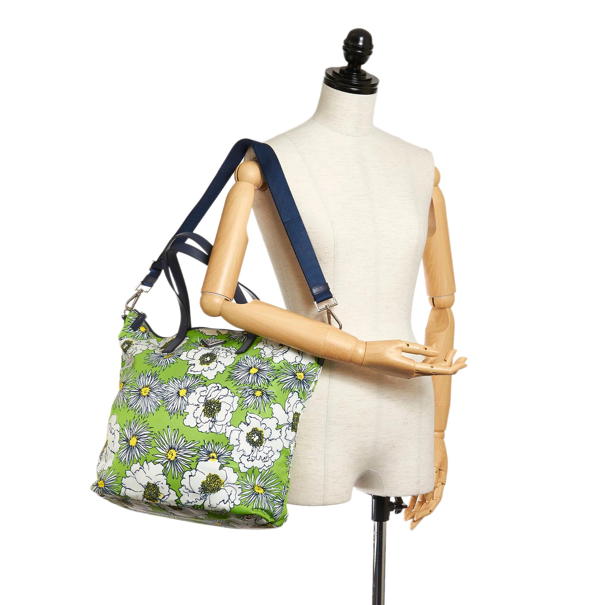 Prada Tessuto Stampato Satchel (SHG-28372)