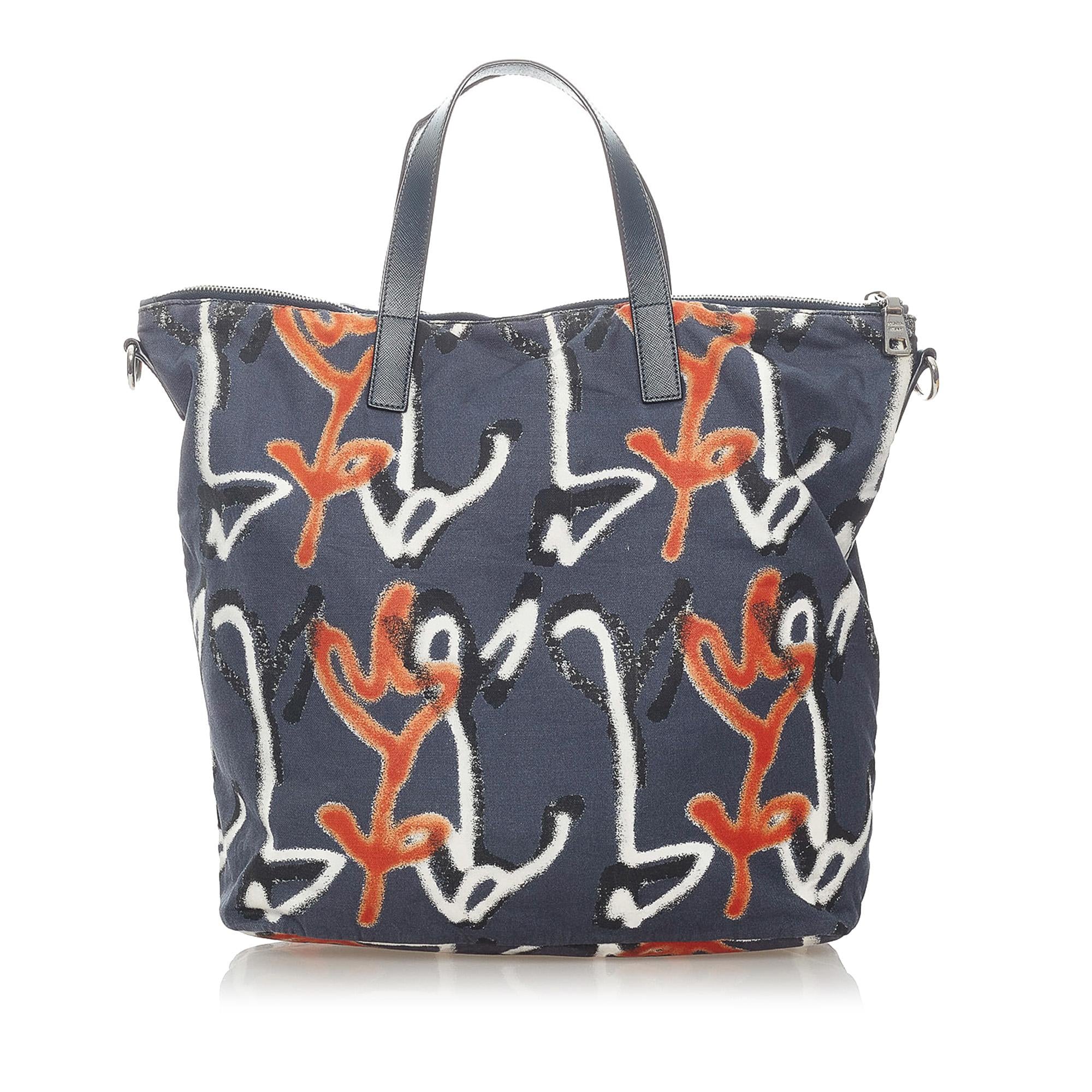 Prada Tessuto Stampato Satchel (SHG-32731)