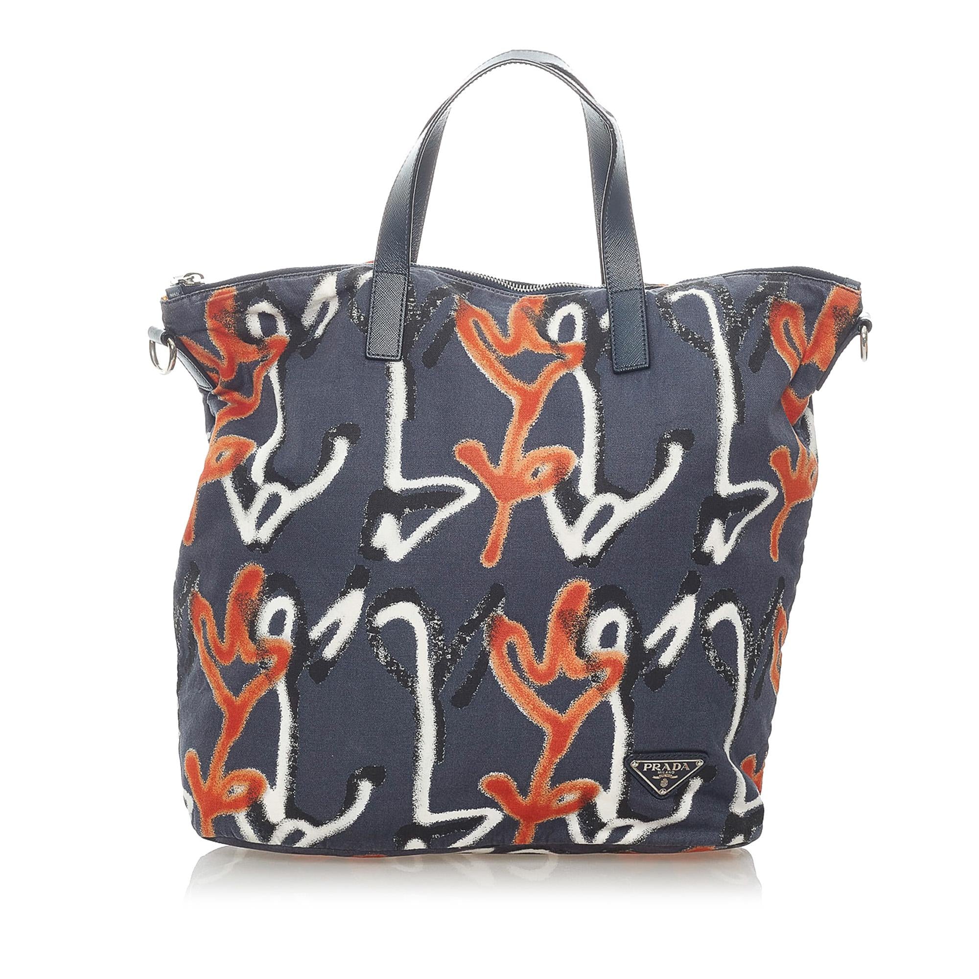 Prada Tessuto Stampato Satchel (SHG-32731)