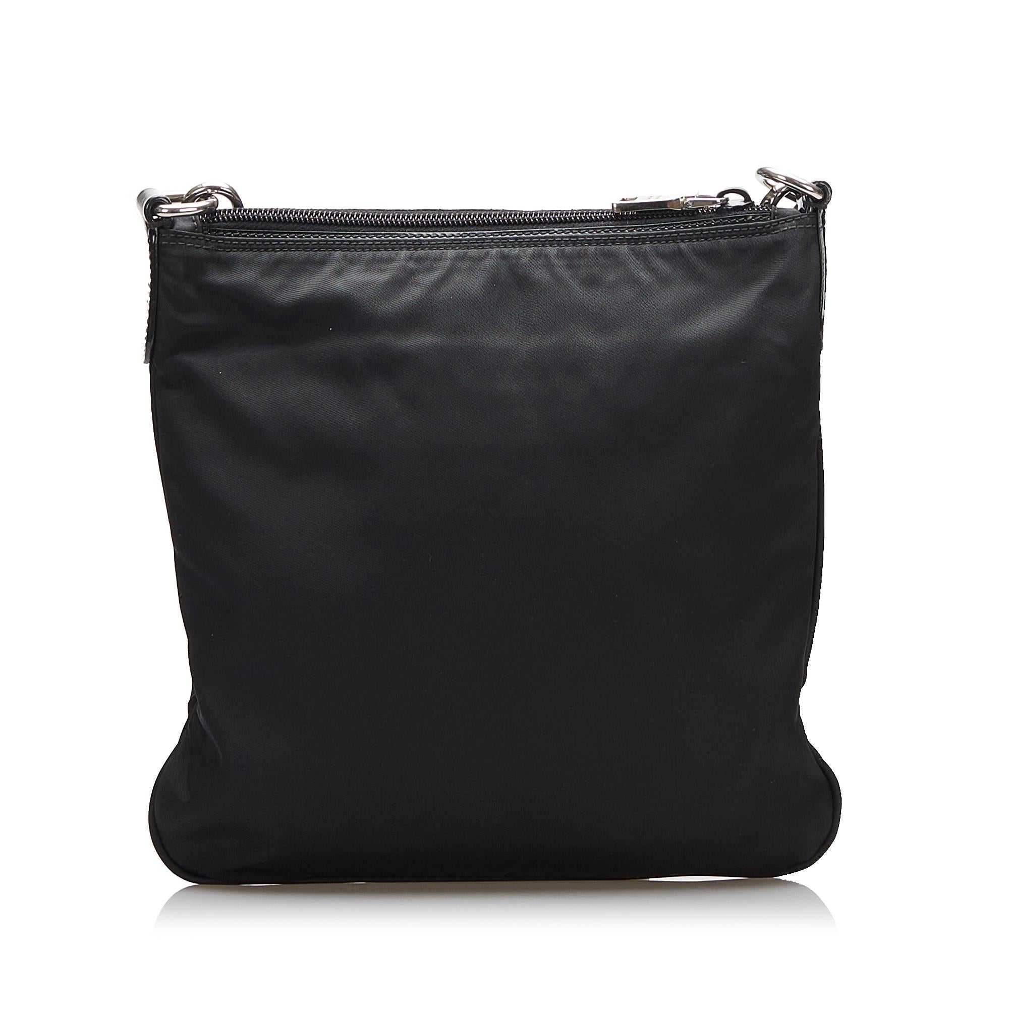 Prada Tessuto Zip Pocket Crossbody (SHG-Od9sRB)