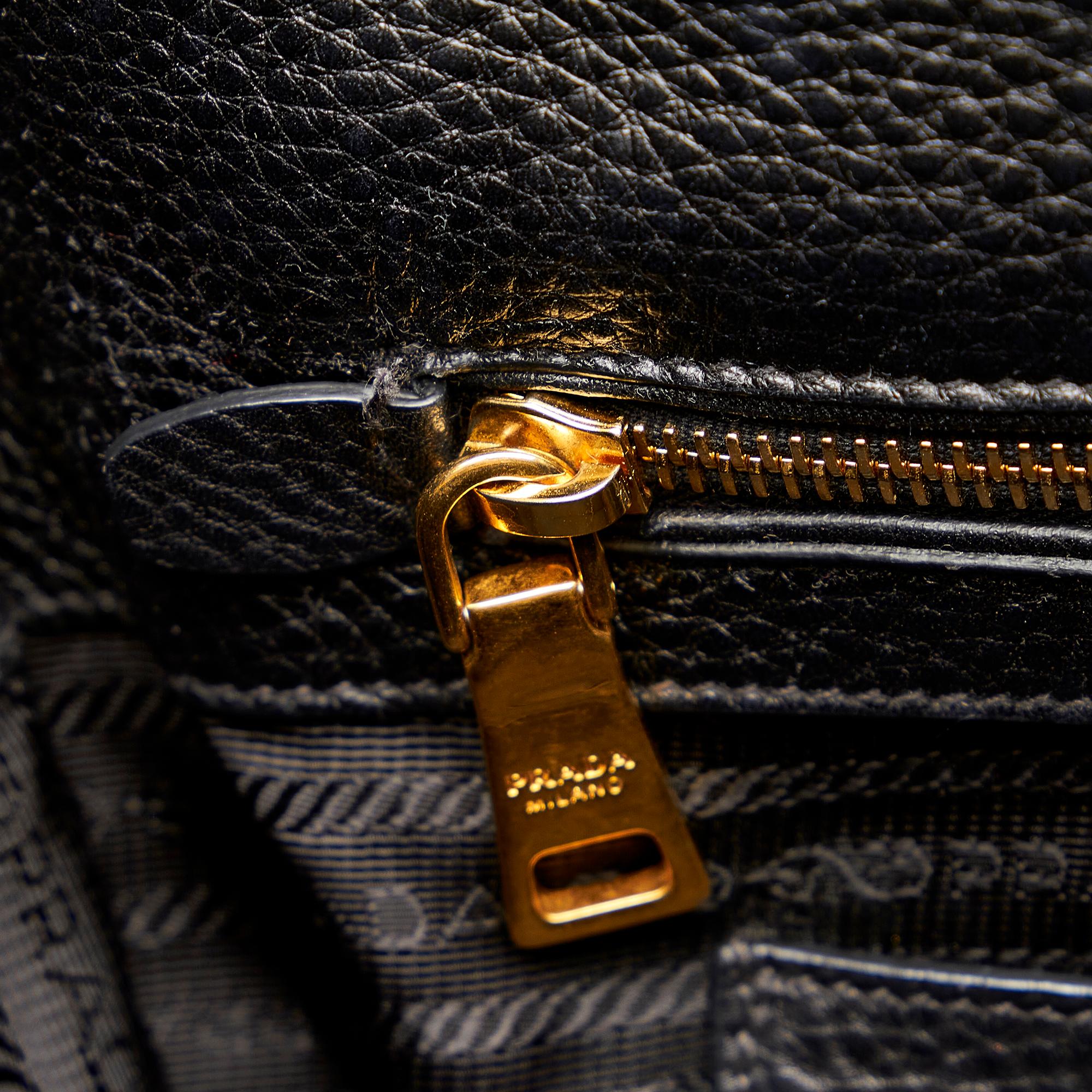 Prada Twin Pocket Leather Satchel (SHG-24744)