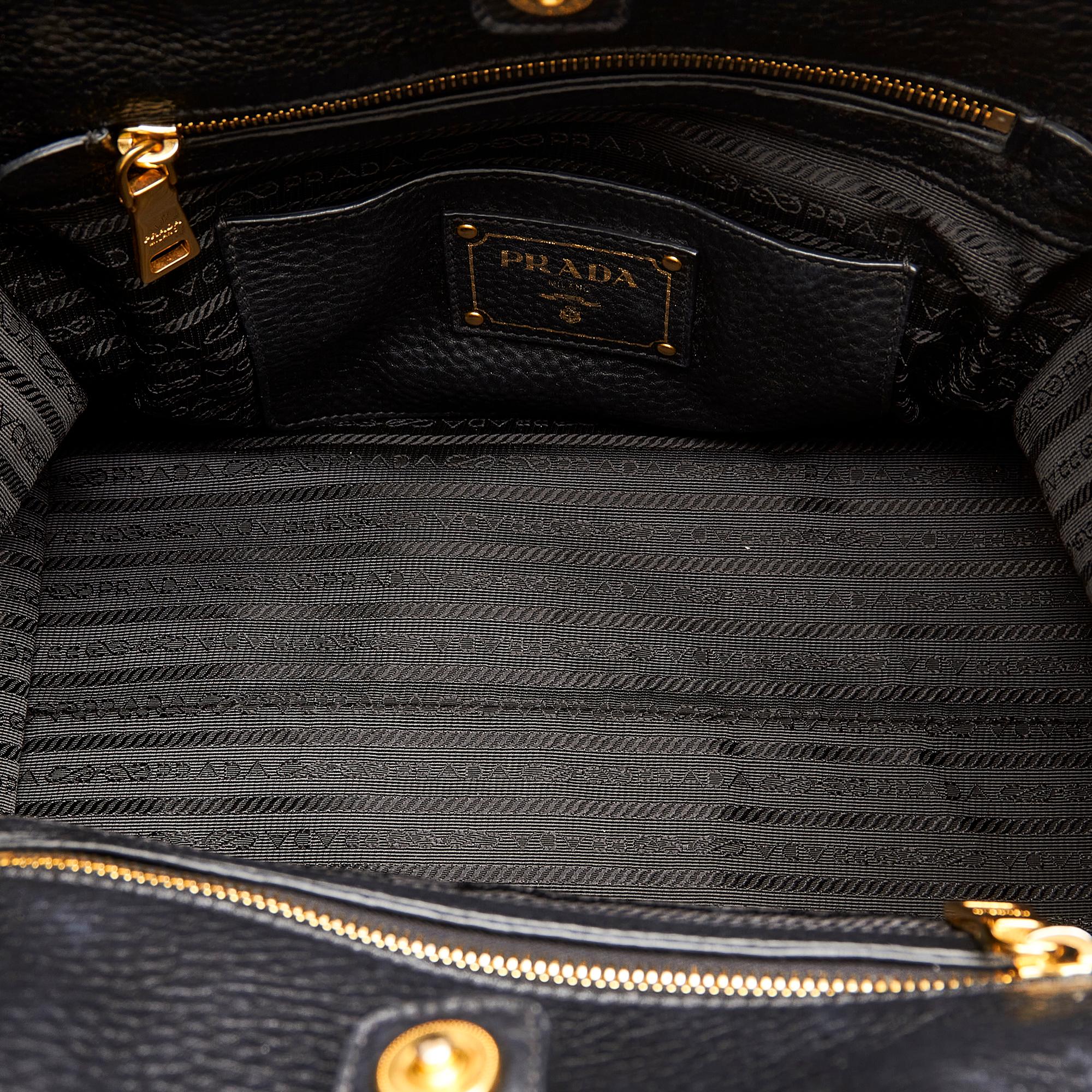 Prada Twin Pocket Leather Satchel (SHG-24744)