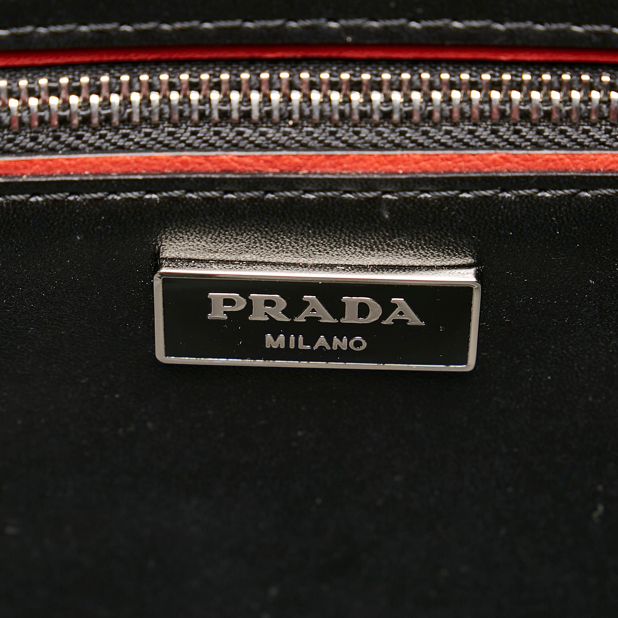 Prada Twin Pocket Leather Satchel (SHG-27421)