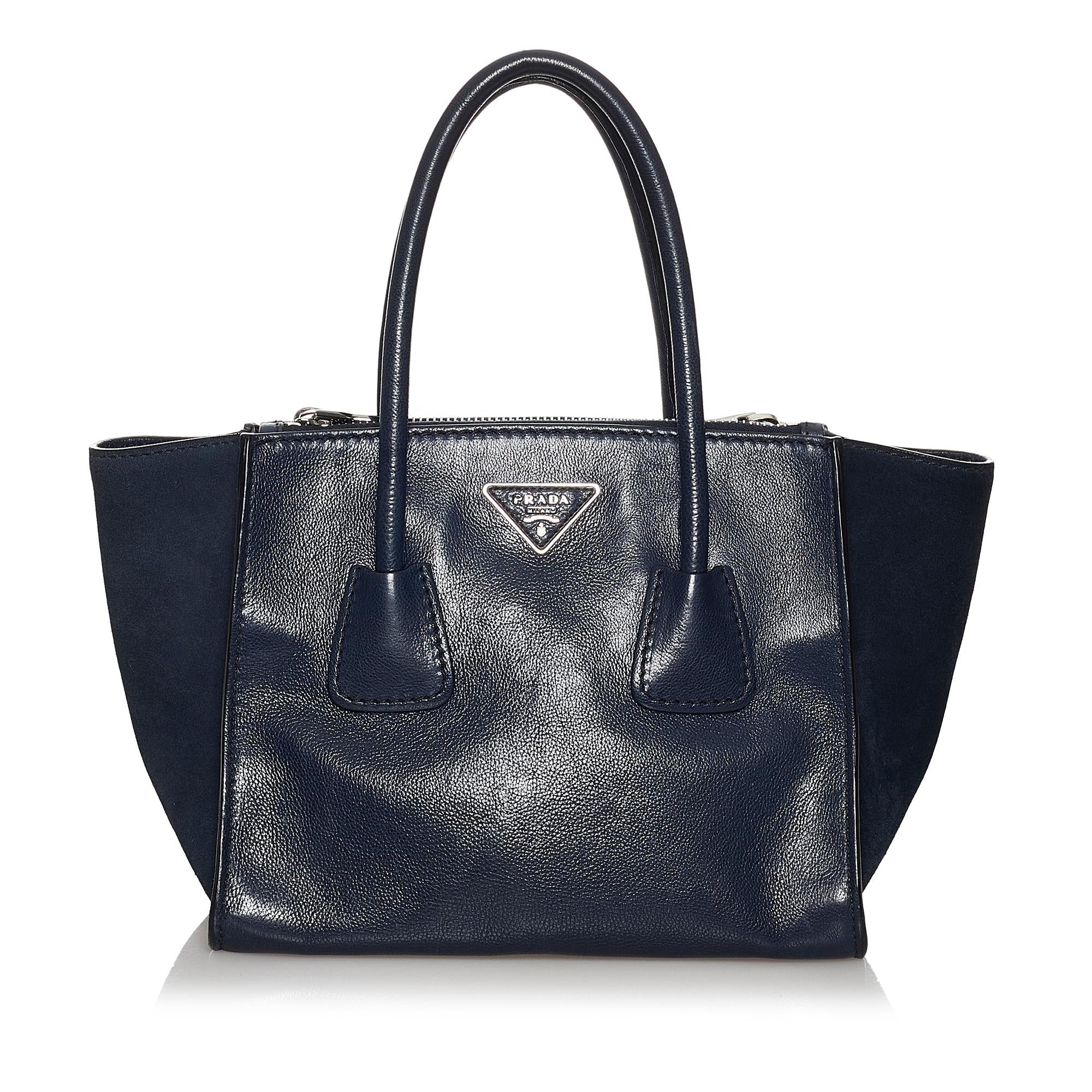Prada Twin Pocket Leather Satchel (SHG-29609)