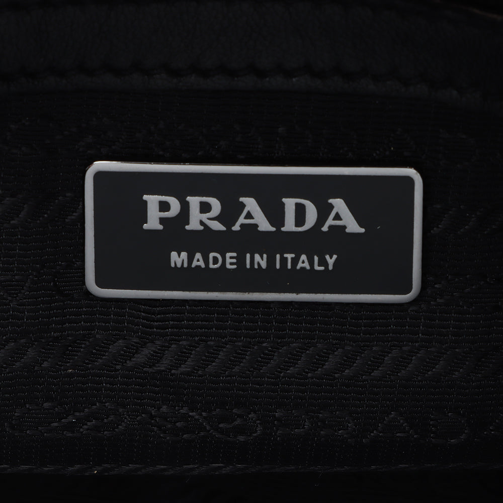 Prada Vernice Gaufre Satchel - FINAL SALE (SHF-13188)