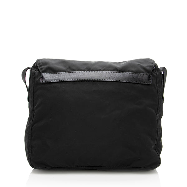 Prada Vintage Tessuto Buckle Messenger Bag (SHF-17211) – LuxeDH