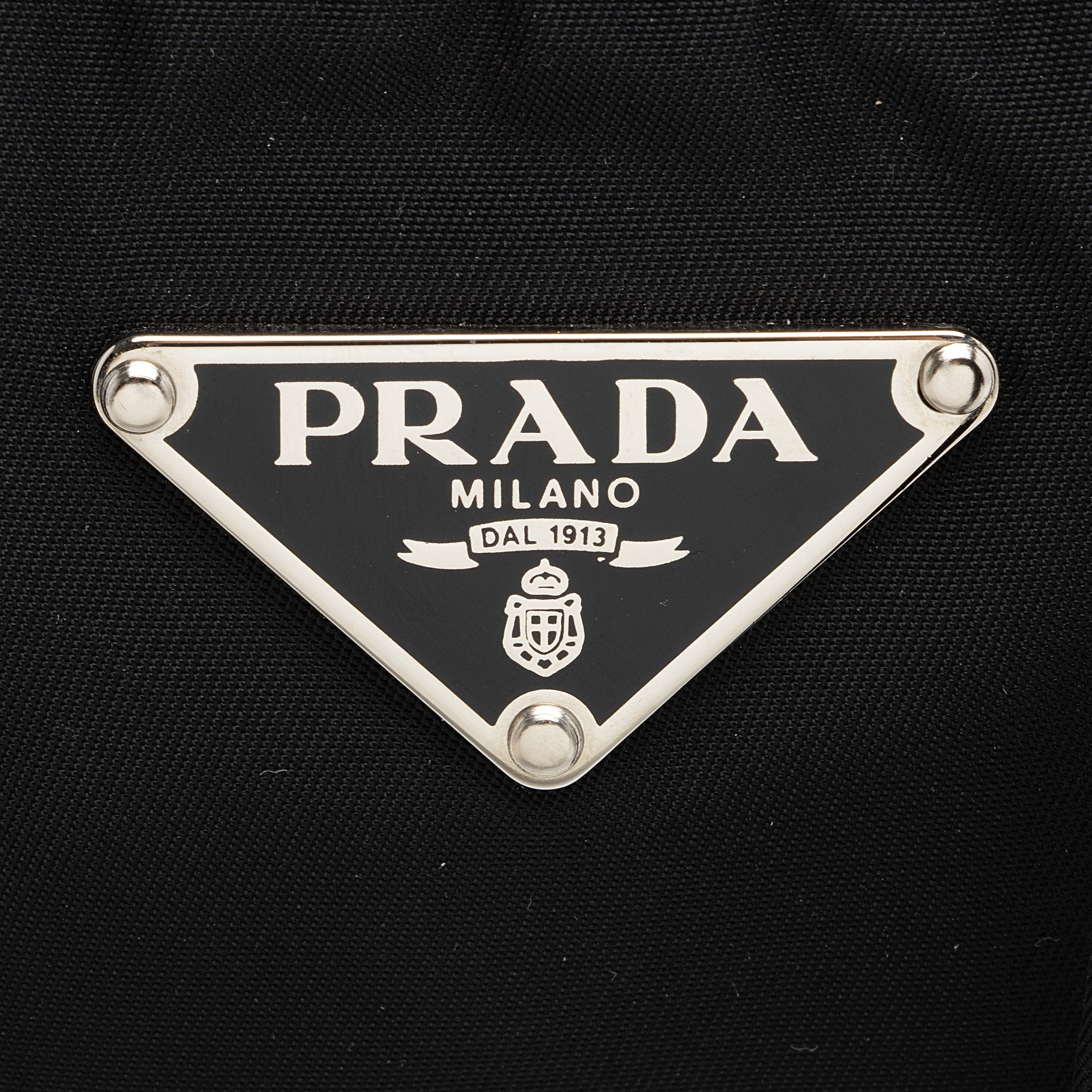 Prada Vintage Tessuto Front Pocket Backpack (SHF-22985)