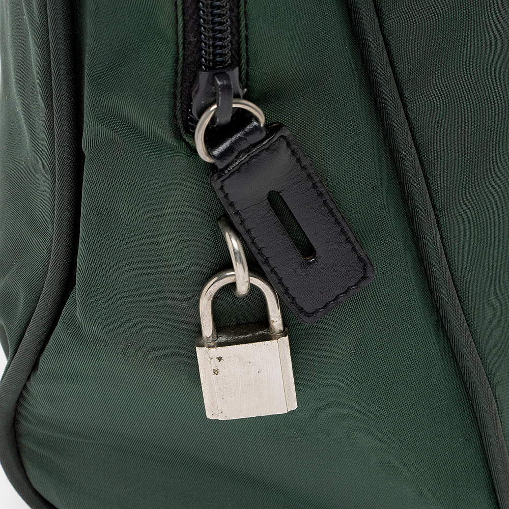 Prada Vintage Tessuto Zip Satchel (SHF-18039)