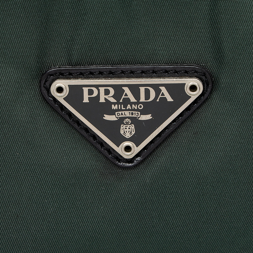 Prada Vintage Tessuto Zip Satchel (SHF-18039)