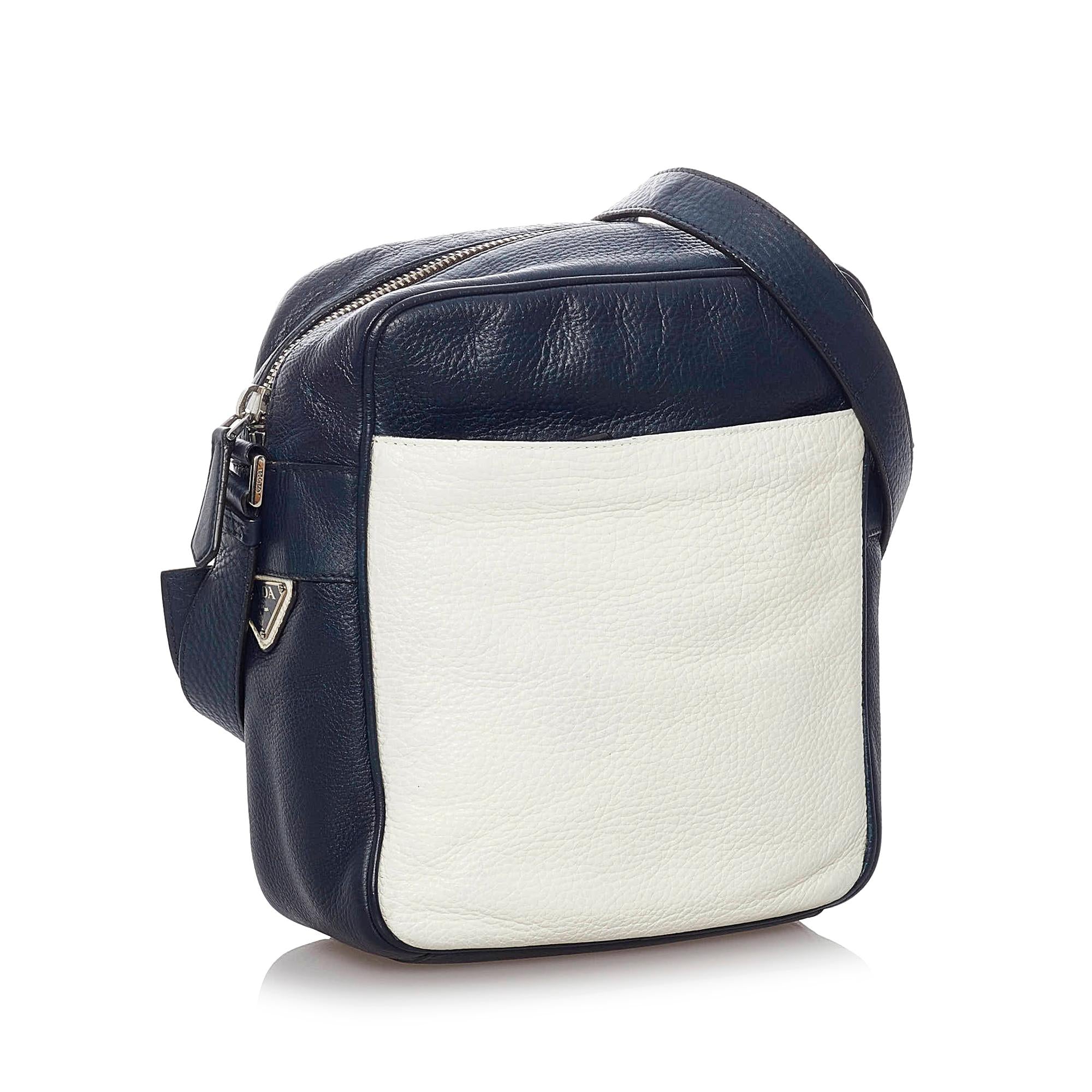 Prada Vitello Daino Crossbody Bag (SHG-28579)