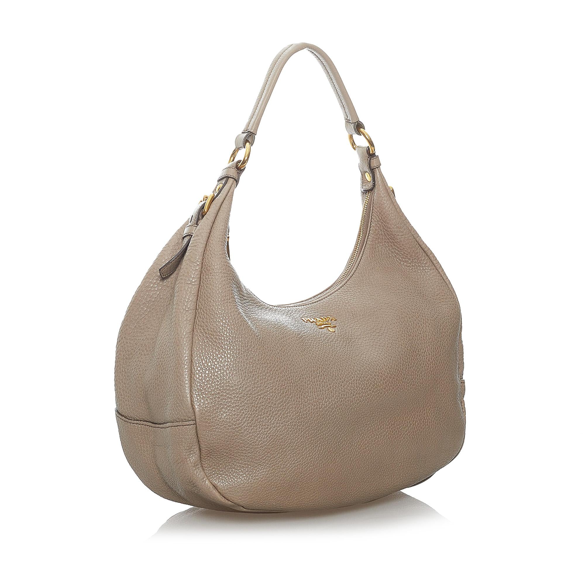 Prada Vitello Daino Hobo Bag (SHG-29940)