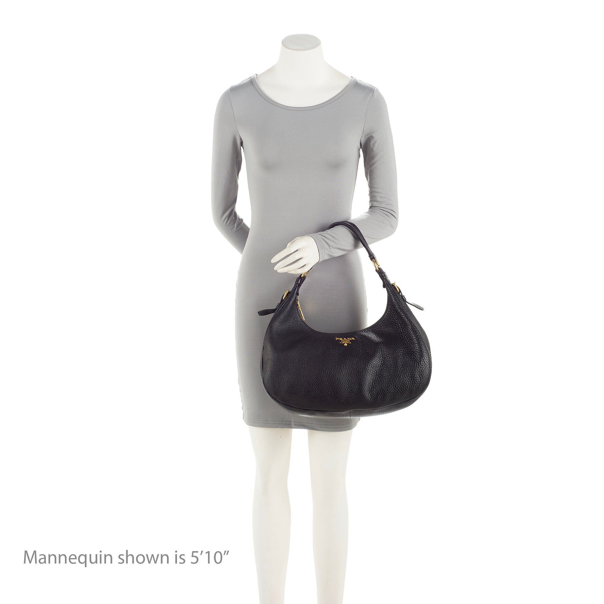 Prada Vitello Daino Hobo (SHF-23377)