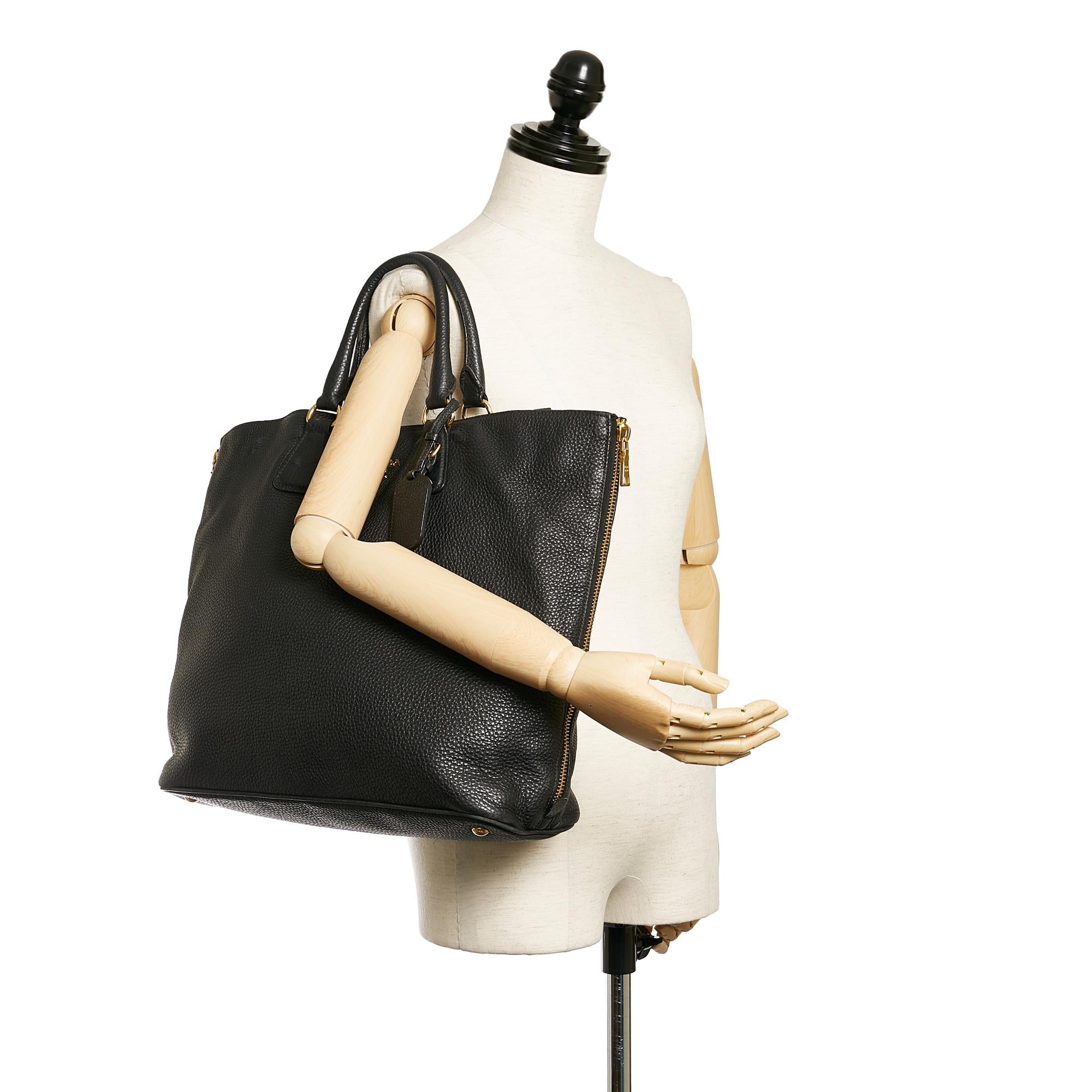 Prada Vitello Daino Leather Satchel (SHG-28035)