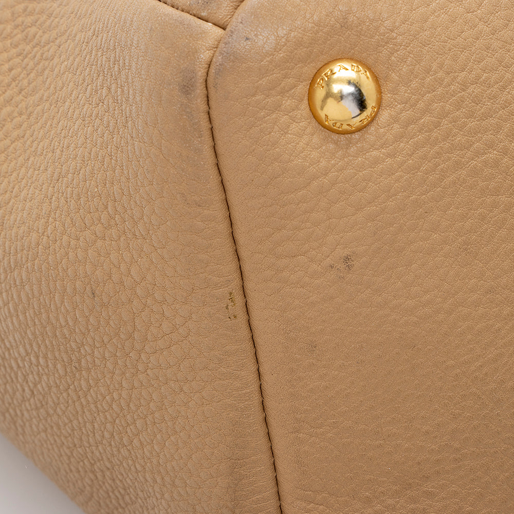 Prada Vitello Daino Leather Tote (SHF-17075)