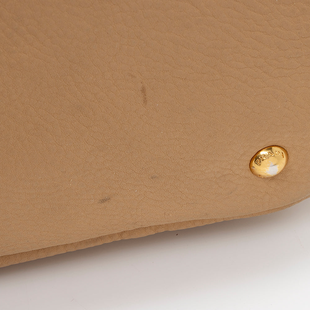 Prada Vitello Daino Leather Tote (SHF-17075)