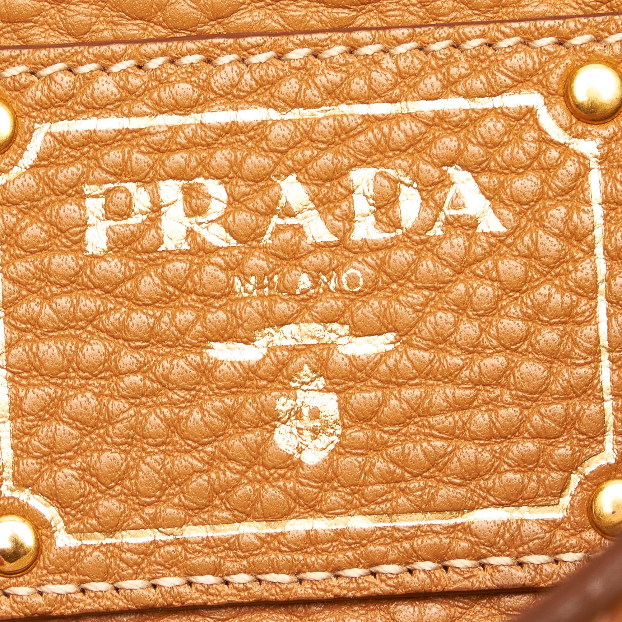Prada Vitello Daino Satchel (SHG-27503)