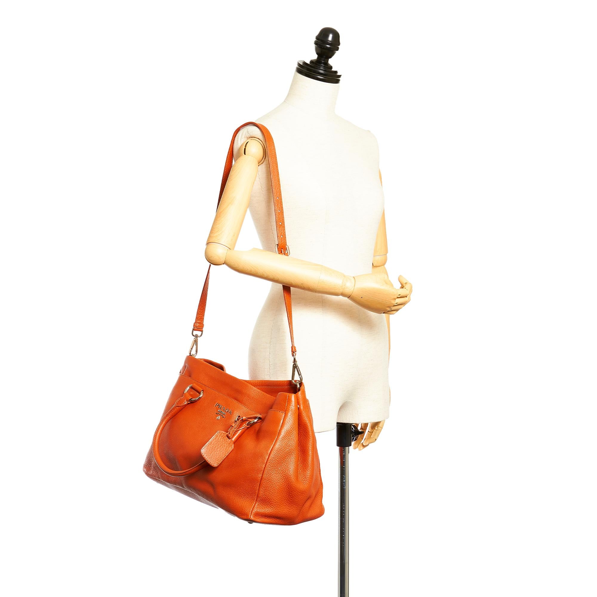 Prada Vitello Daino Satchel (SHG-27836)
