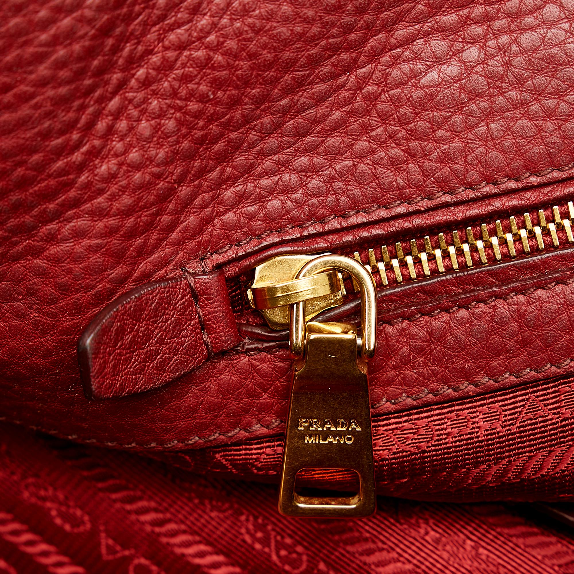 Prada Vitello Daino Satchel (SHG-28033)