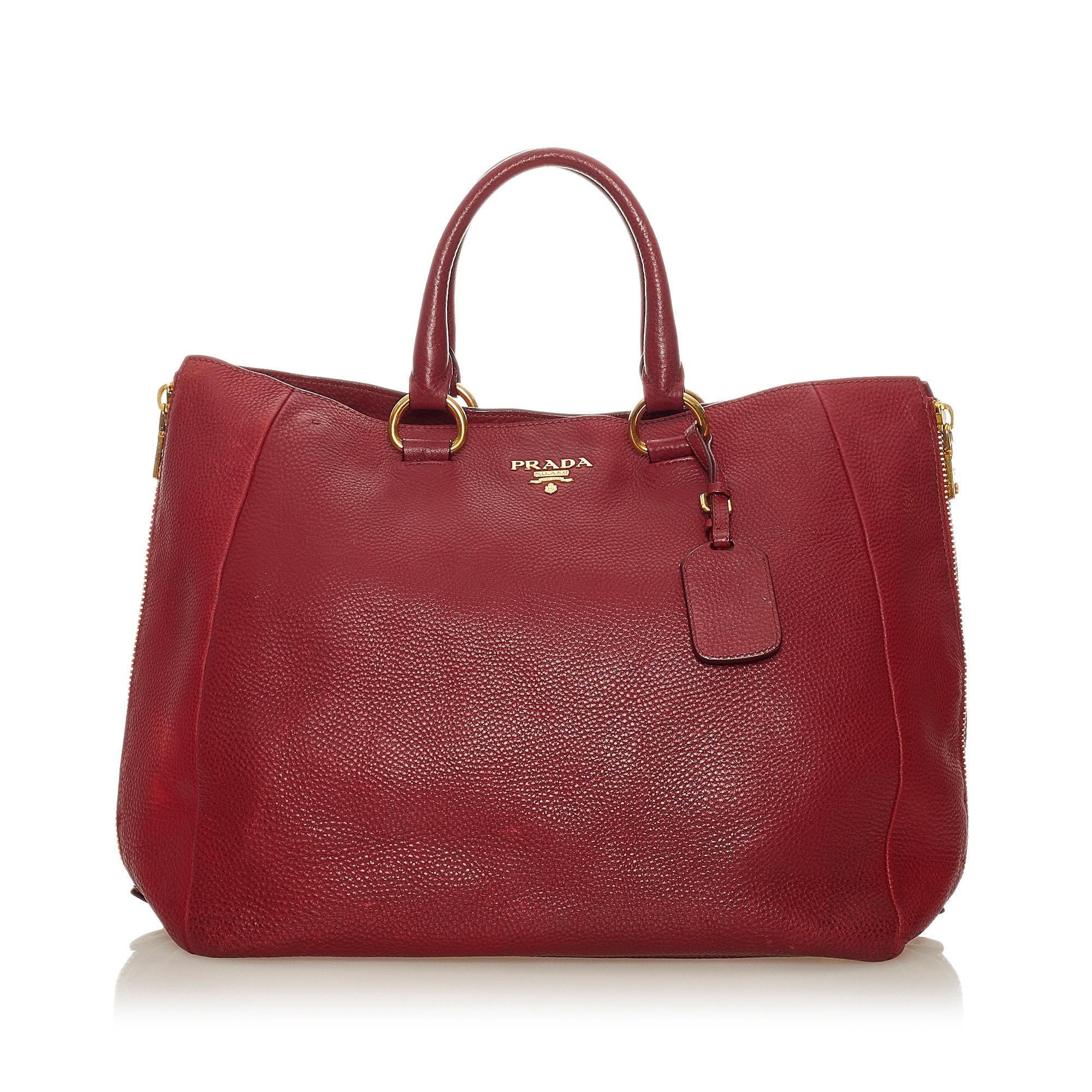 Prada Vitello Daino Satchel (SHG-28033)
