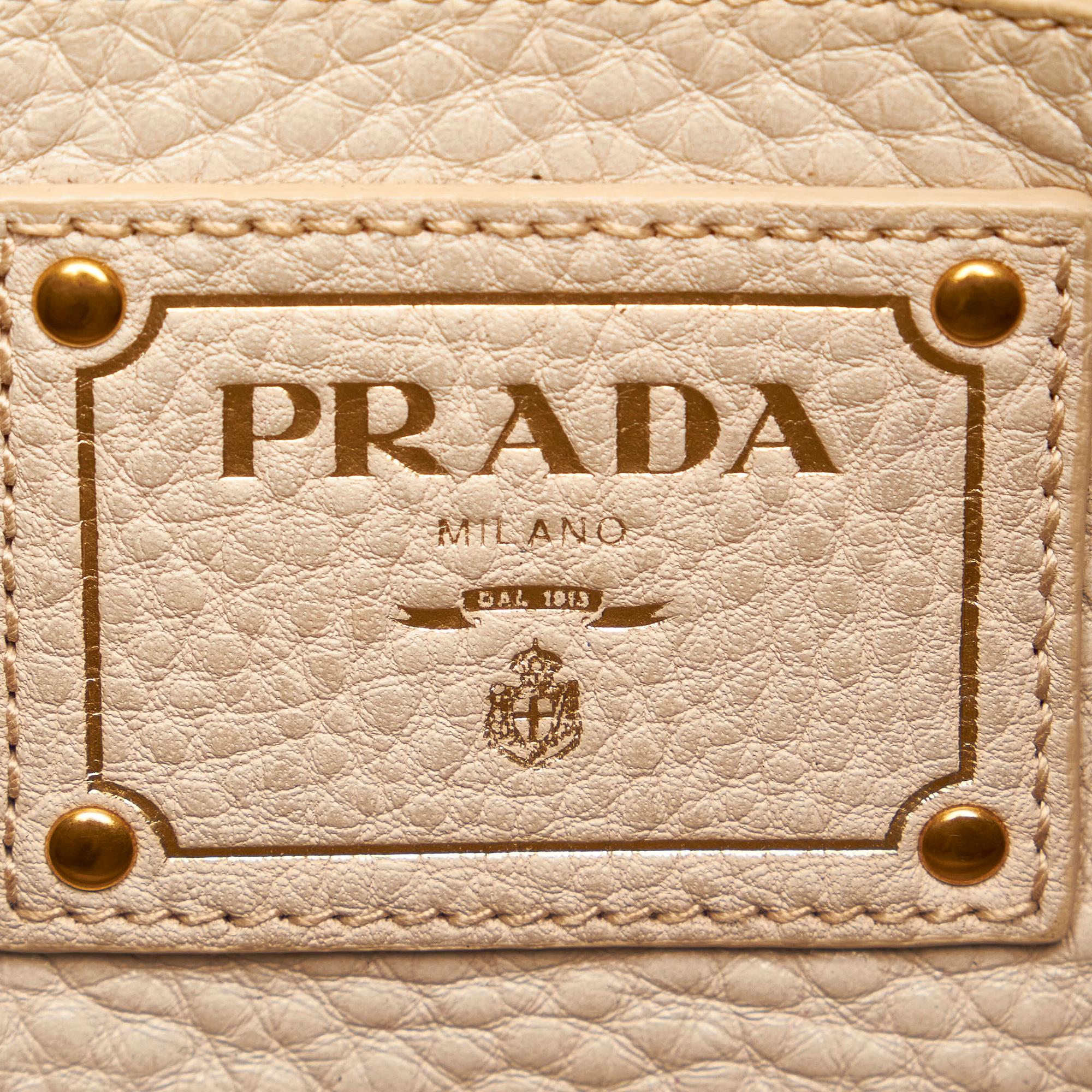 Prada Vitello Daino Satchel (SHG-29174)