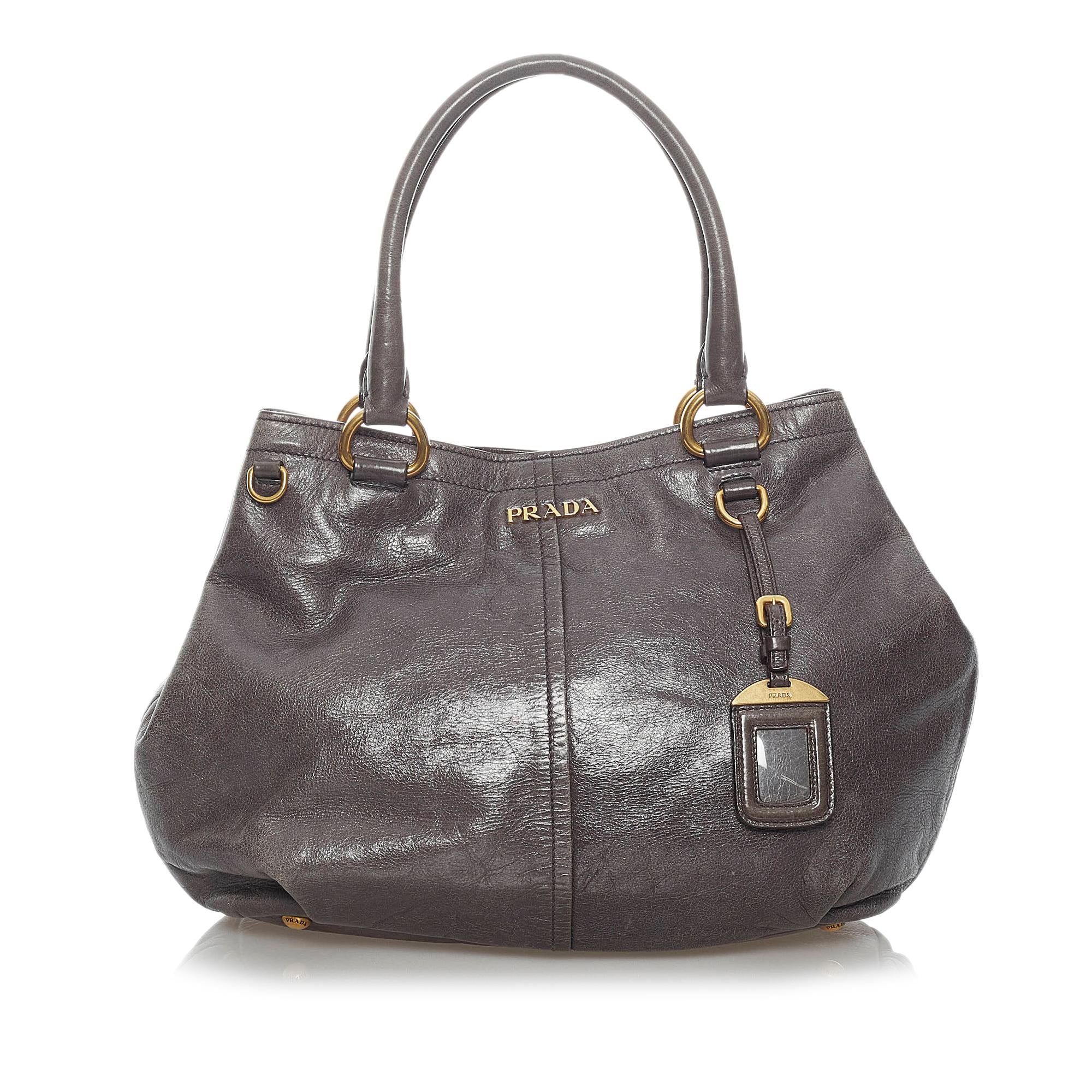 Prada Vitello Daino Satchel (SHG-29490)