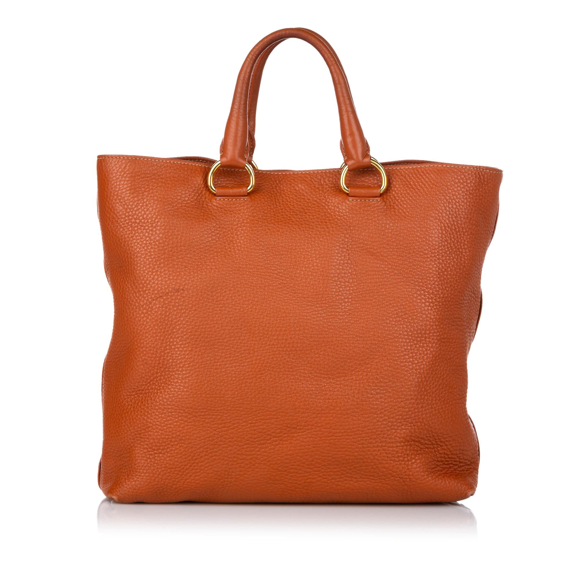 Prada Vitello Daino Satchel (SHG-33890)