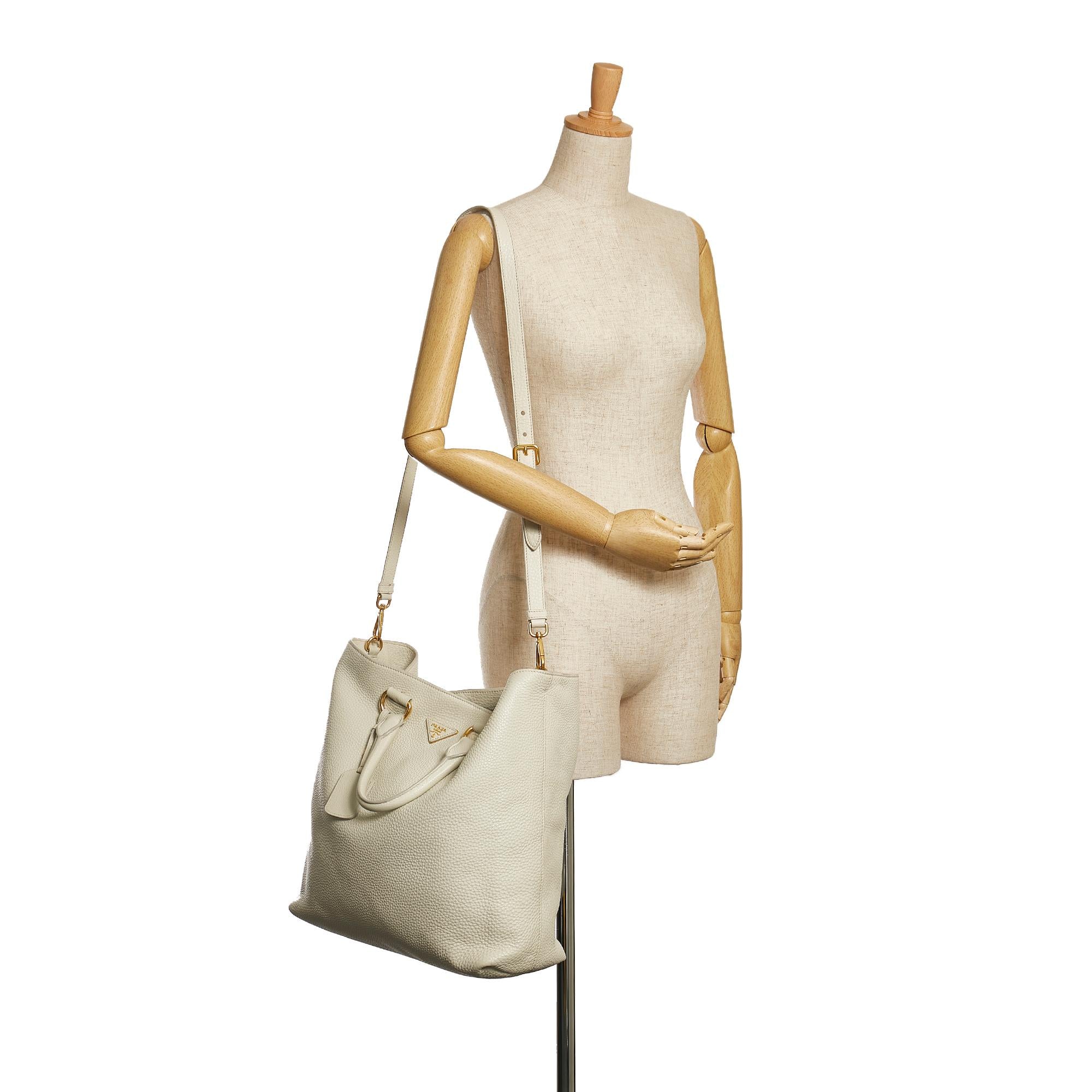 Prada Vitello Daino Satchel (SHG-34587)