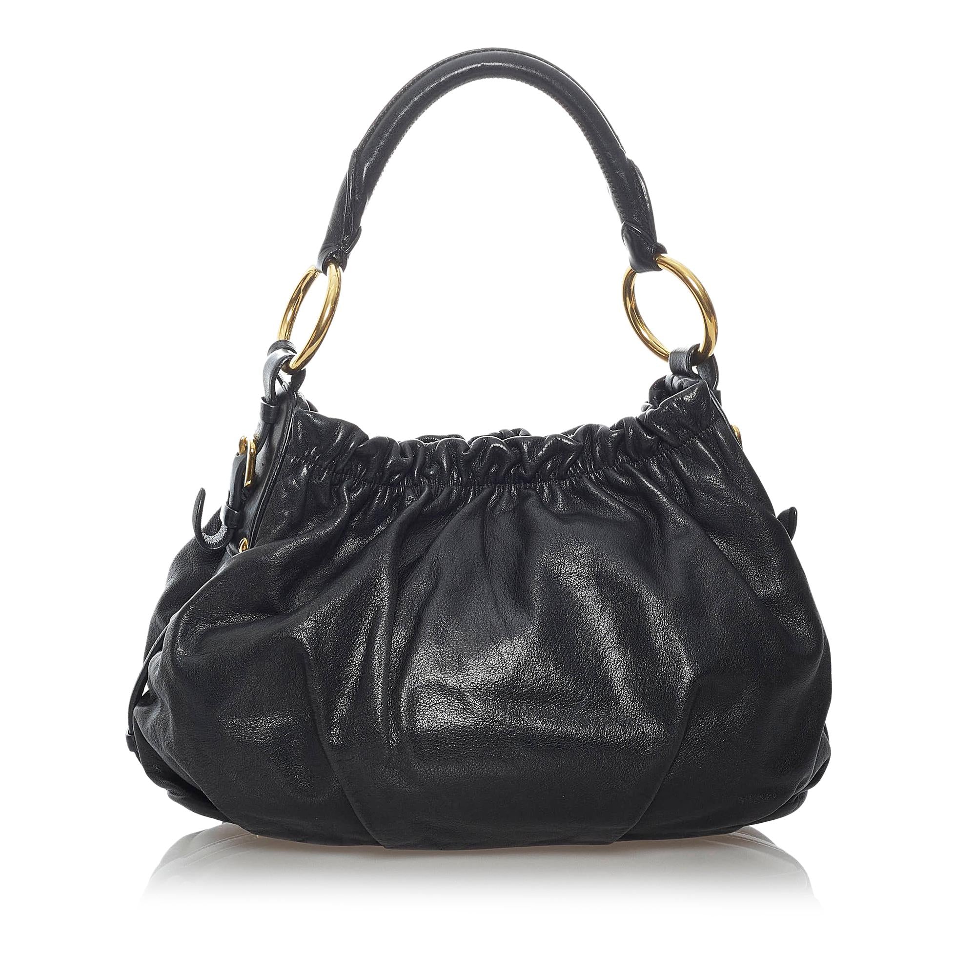 Prada Vitello Daino Shoulder Bag (SHG-29530)