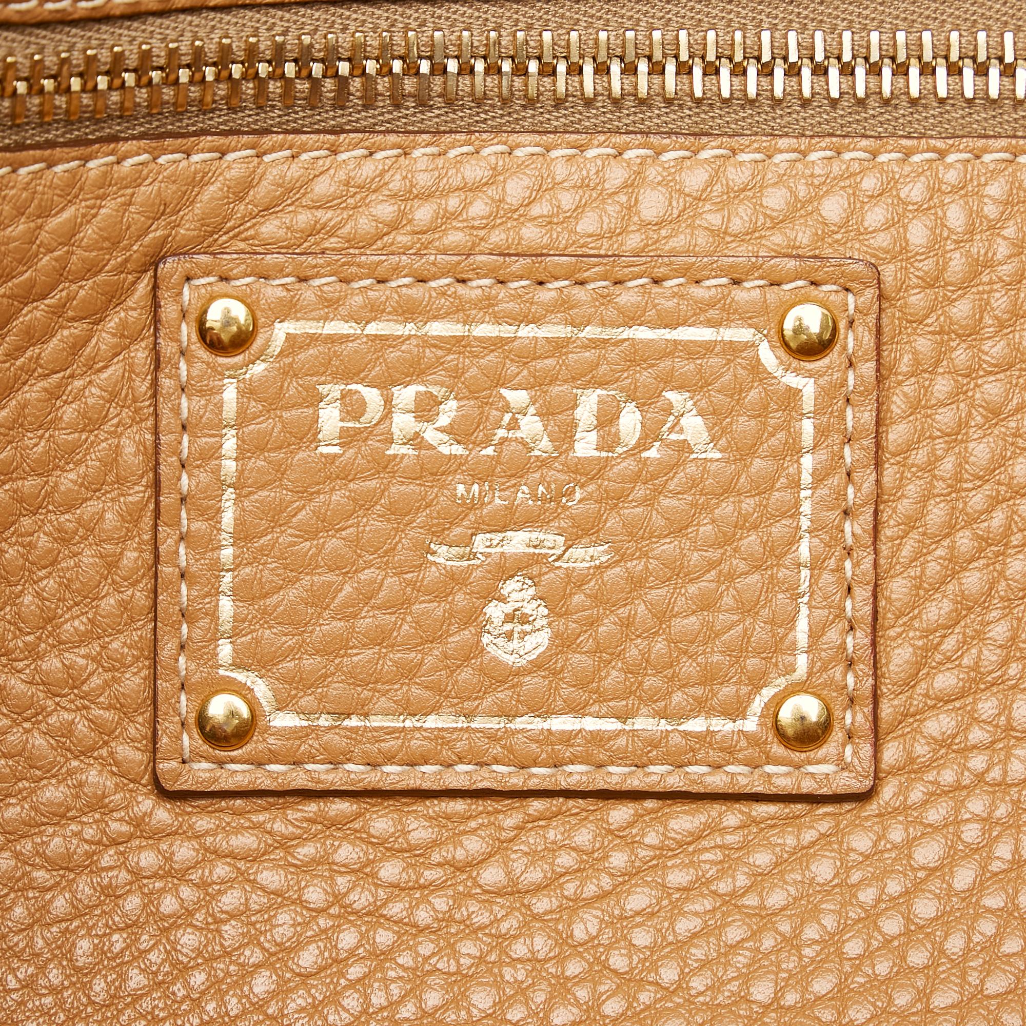 Prada Vitello Daino Tote Bag (SHG-28270)