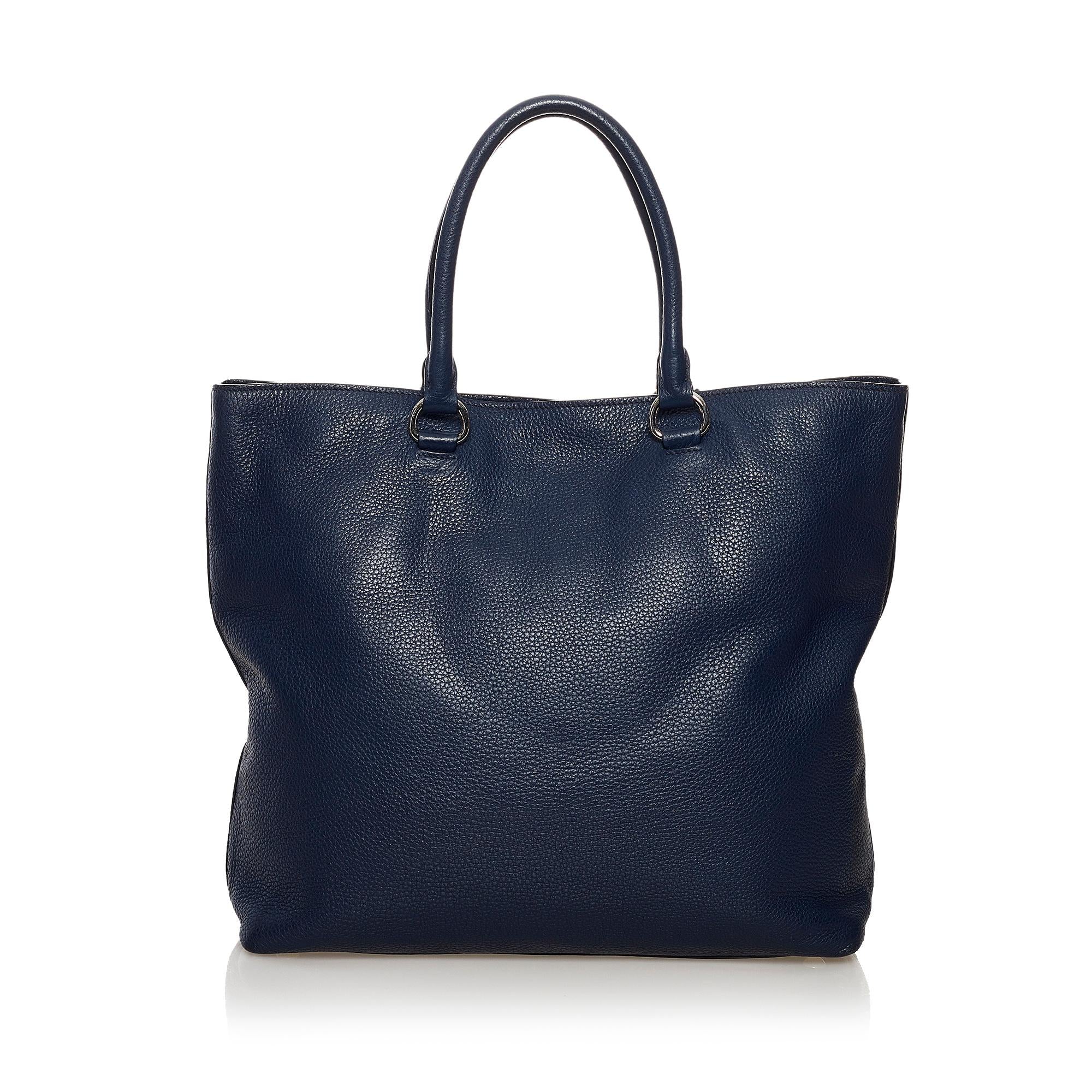 Prada Vitello Daino Tote Bag (SHG-32006)