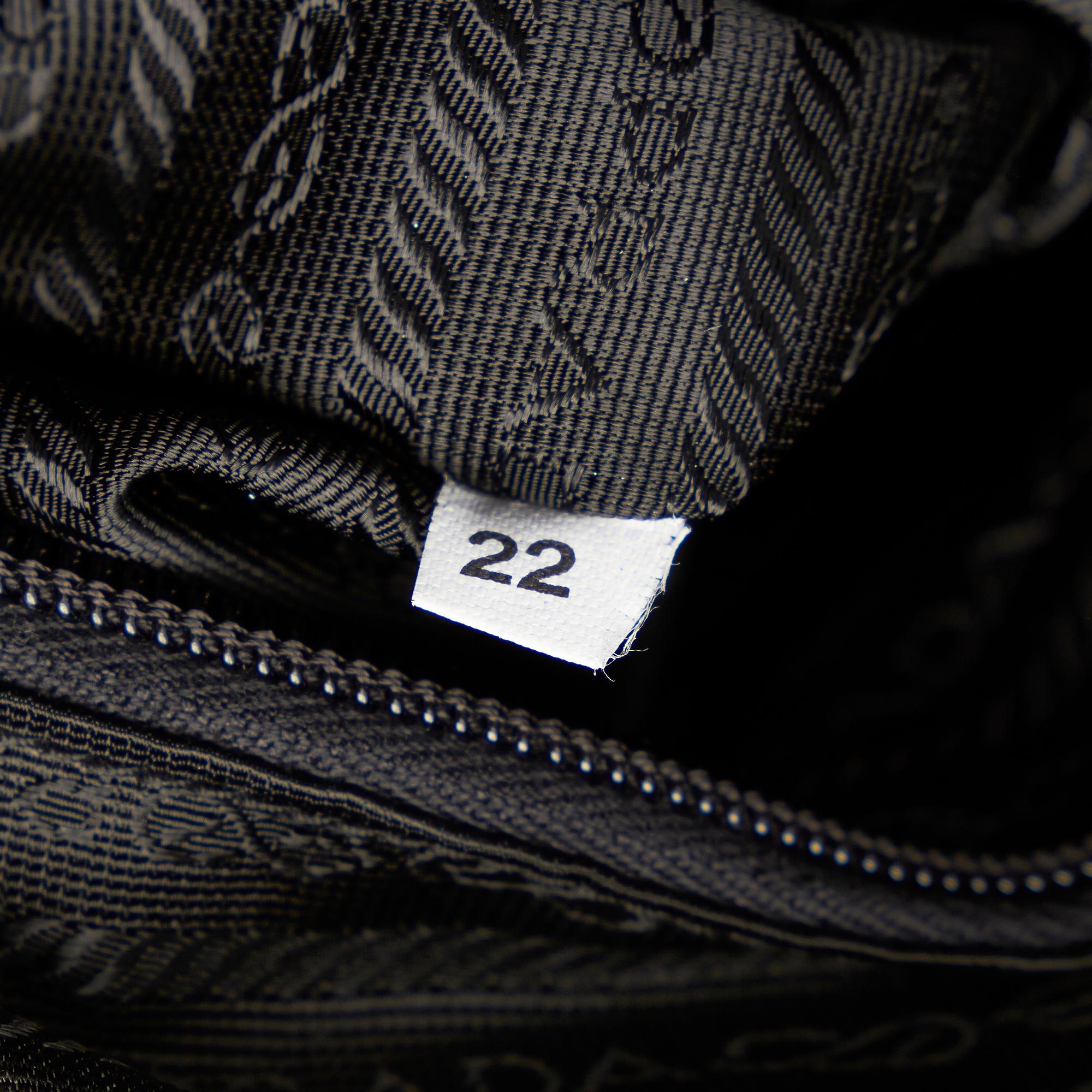 Prada Vitello Drive Nylon Bowler Bag (SHG-31551)