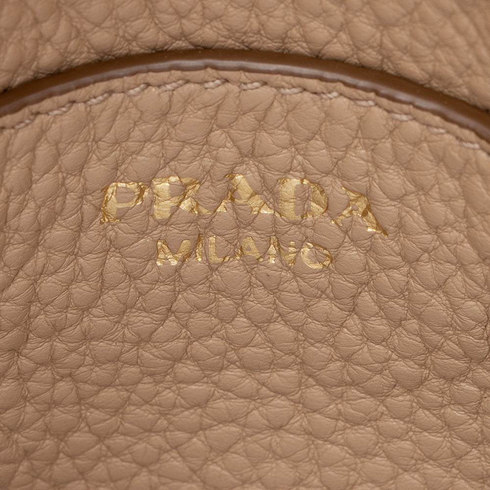 Prada Vitello Phenix Double Zip Crossbody Bag (SHF-19434)