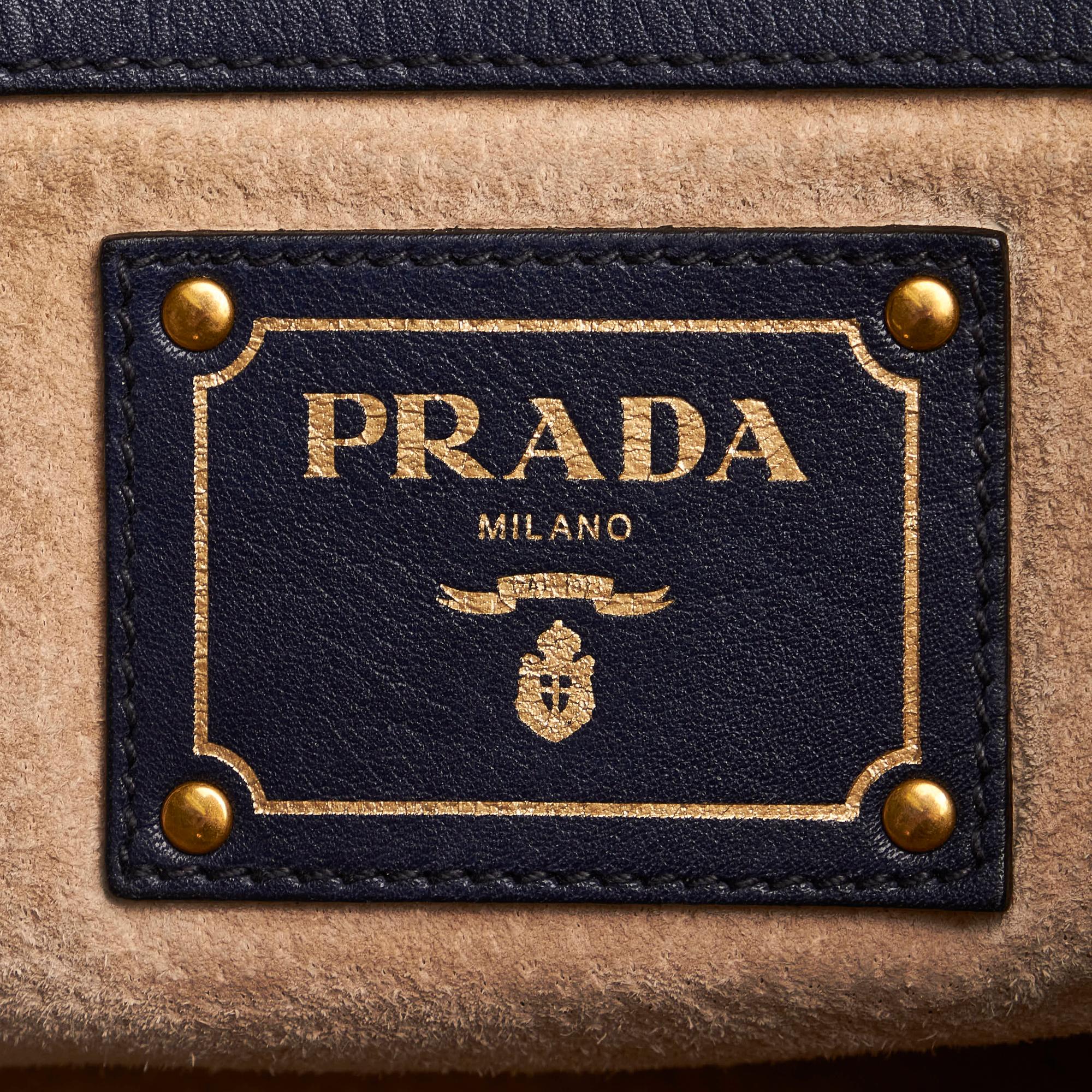 Prada Vitello Satchel (SHG-32047)