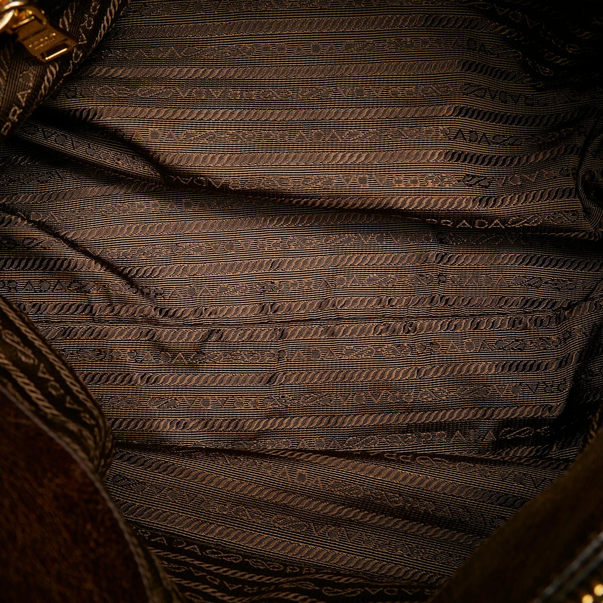 Prada Vitello Shine Handbag (SHG-32676)